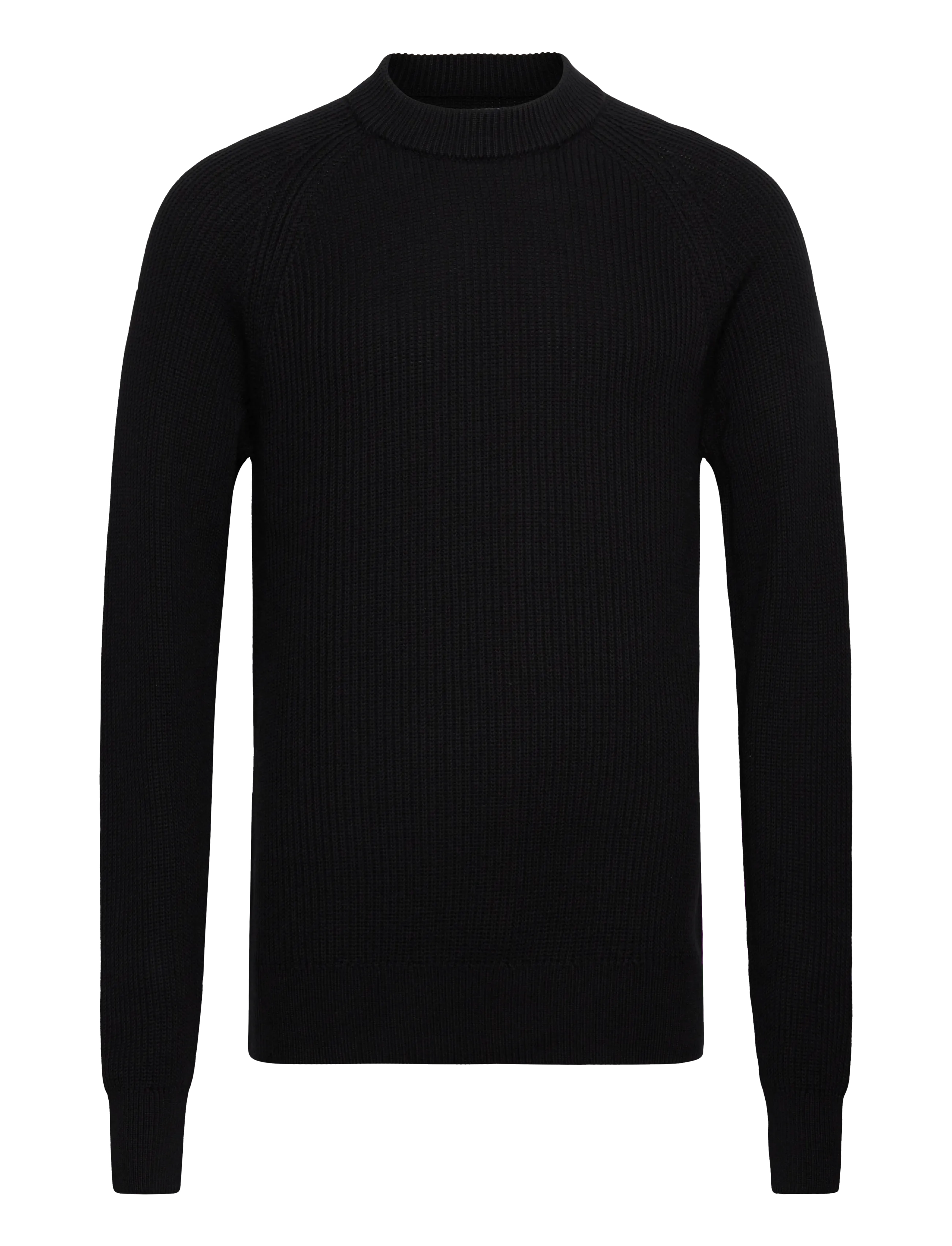Casual Friday Cfkristian Raglan Rib Crew Nec, Mænd, Ribstrikket Rundhalset Sweater, Navy, Str: M