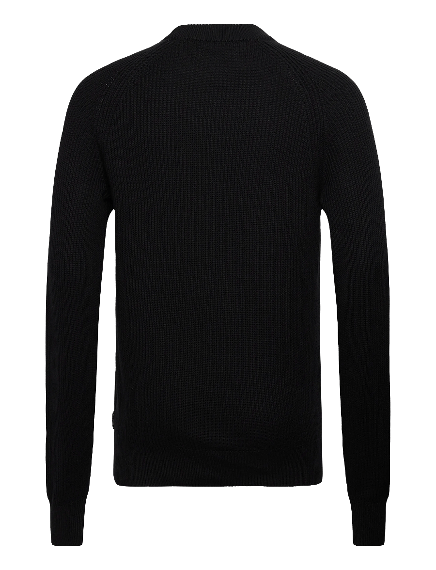 Casual Friday - CFKRISTIAN RAGLAN RIB CREW NEC - round necks - dark navy - 1