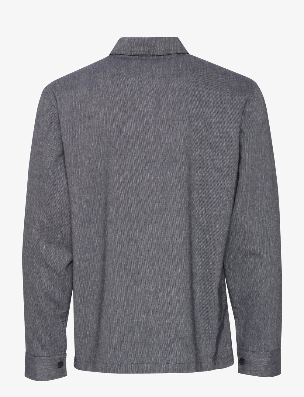 Casual Friday - CFAUGUSTO 0066 linen mix overshirt - kollektioner - dark navy melange - 1