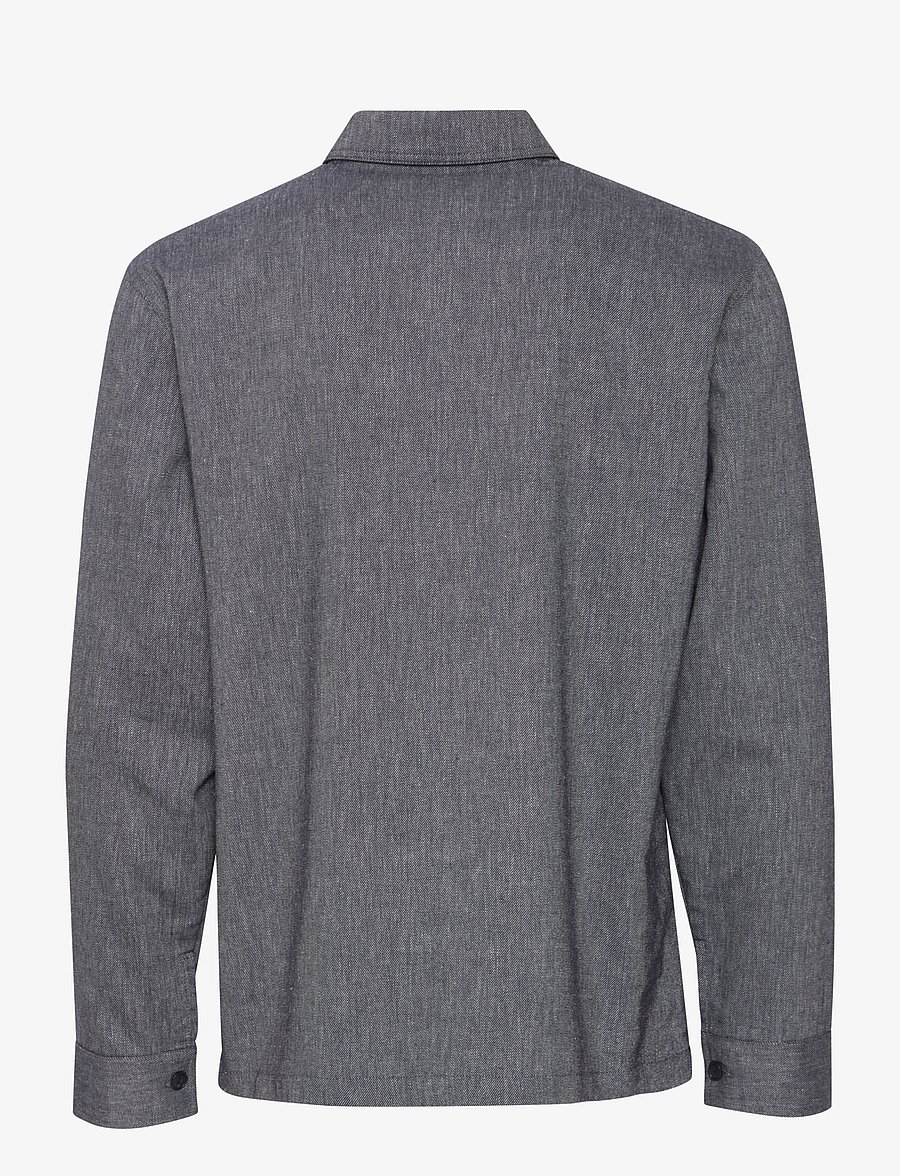 Casual Friday - CFAUGUSTO 0066 linen mix overshirt - kollektionen - dark navy melange - 1