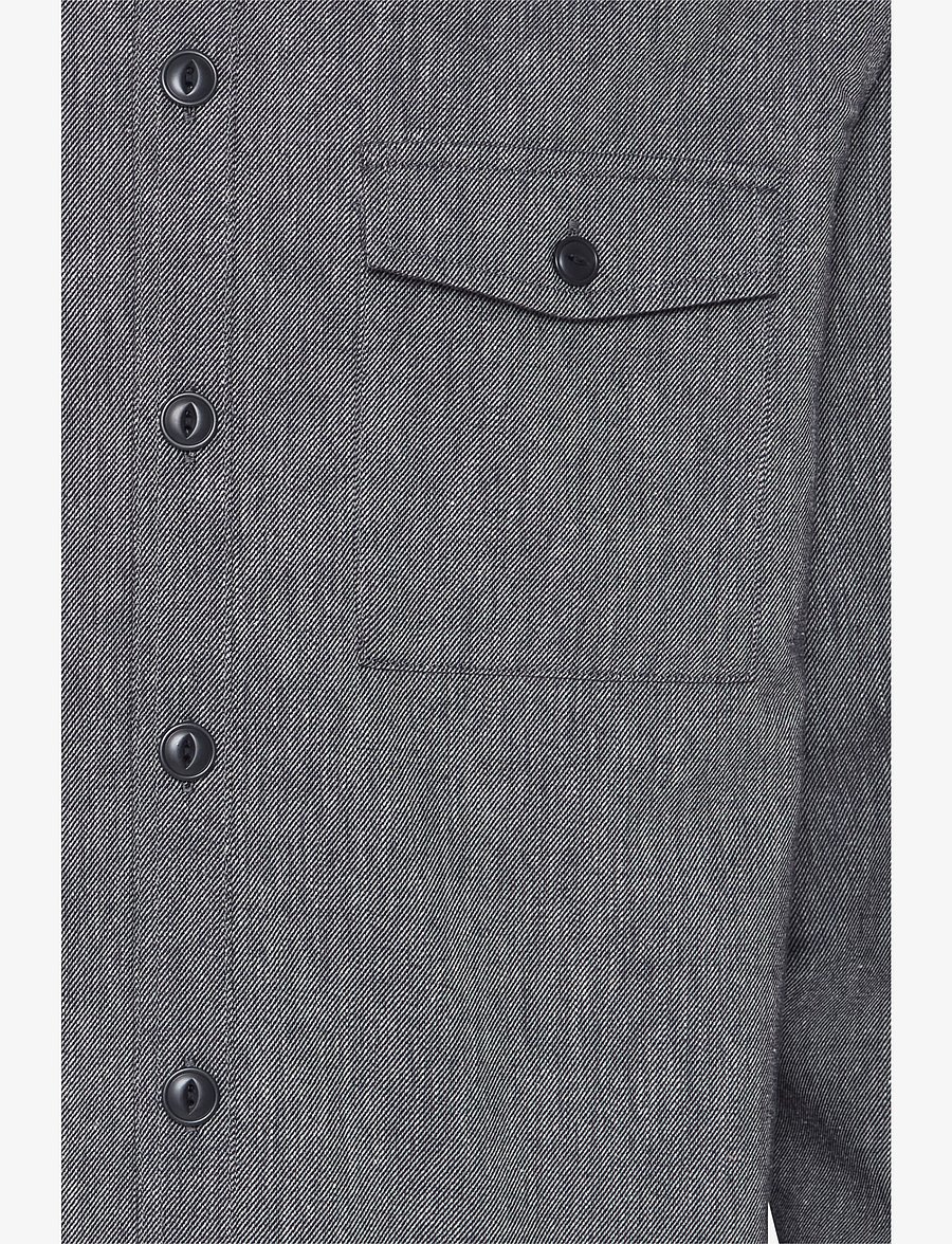 Casual Friday - CFAUGUSTO 0066 linen mix overshirt - kollektionen - dark navy melange - 2