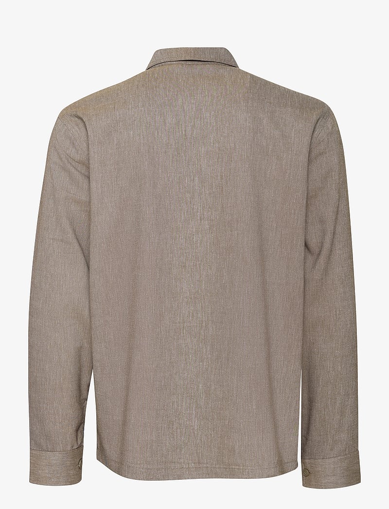 Casual Friday - CFAUGUSTO 0066 linen mix overshirt - kollektionen - kangaroo melange - 2