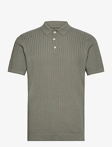 CFKARL structured knit polo, Casual Friday
