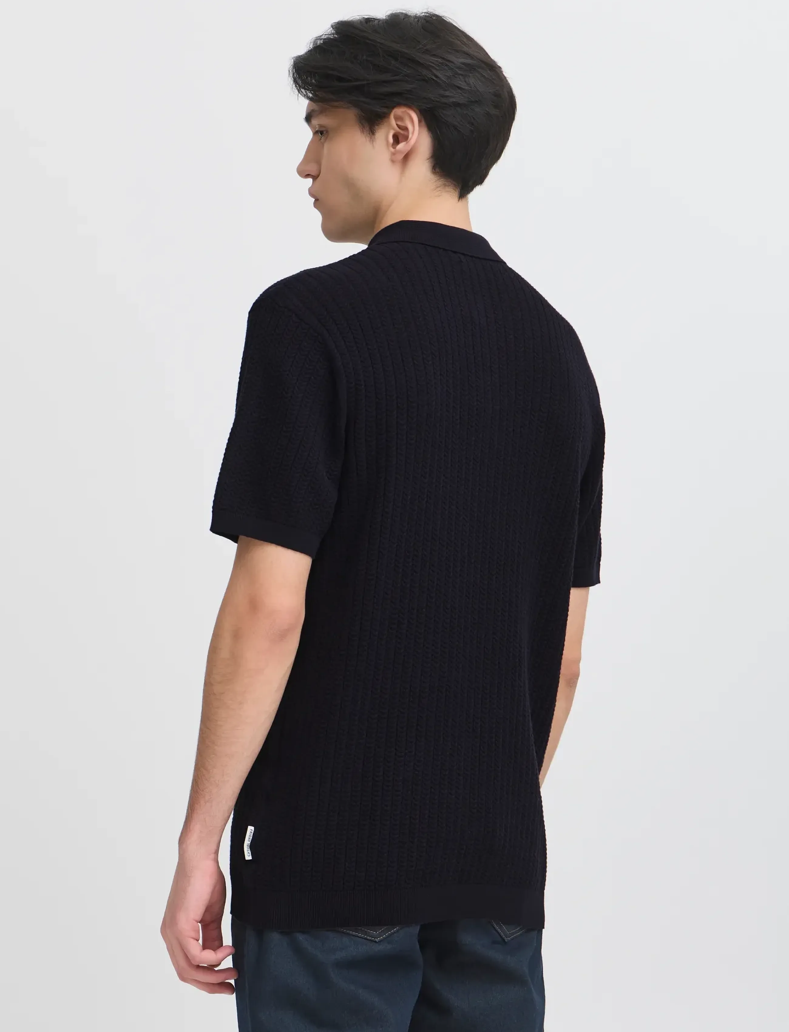 CFKARL structured knit polo 4