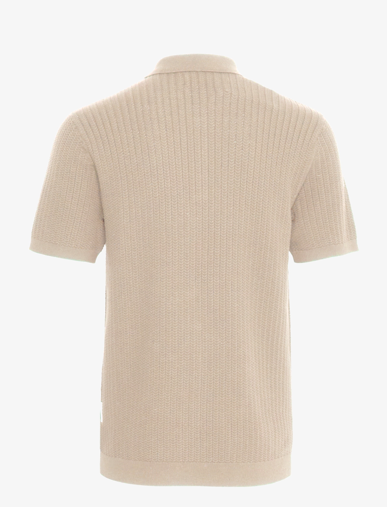 Casual Friday - CFKARL STRUCTURED KNIT POLO - stickade pikéer - plaza taupe - 2