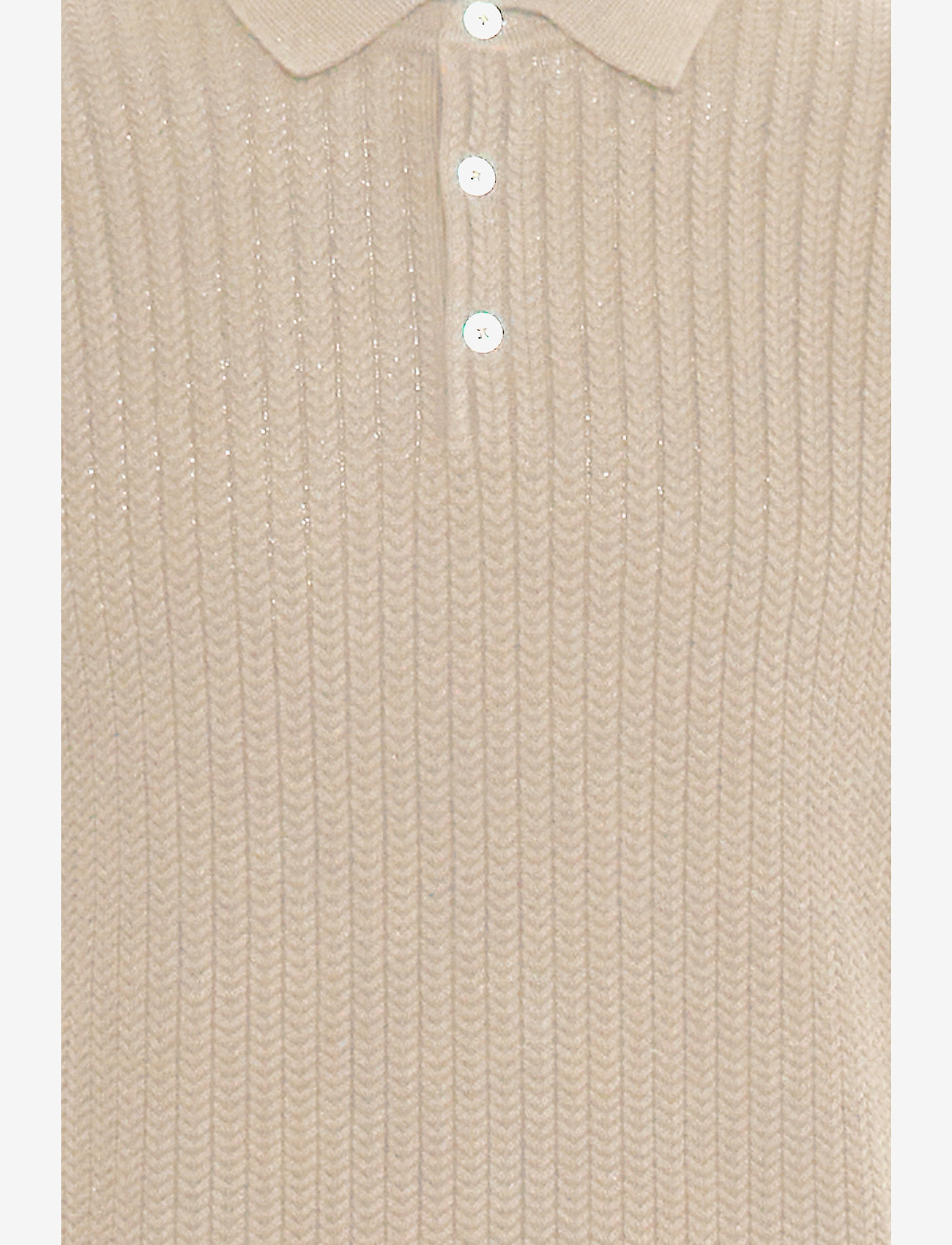 Casual Friday - CFKARL structured knit polo - stickade pikéer - plaza taupe - 3