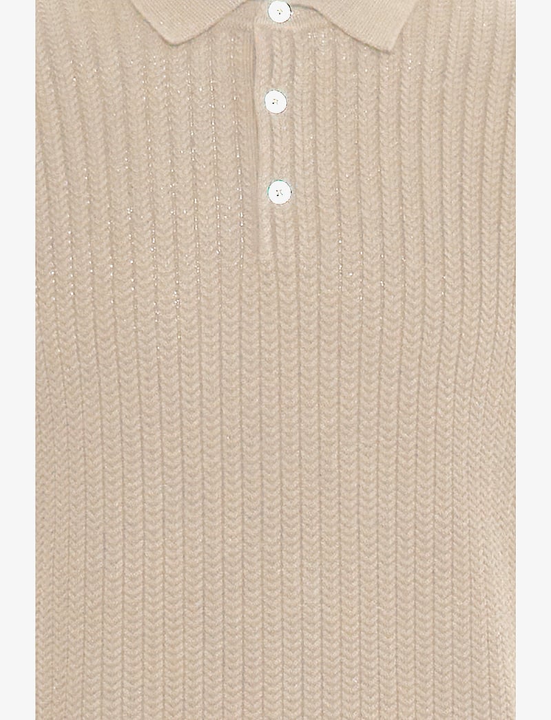 Casual Friday - CFKARL structured knit polo - polostrik - plaza taupe - 3