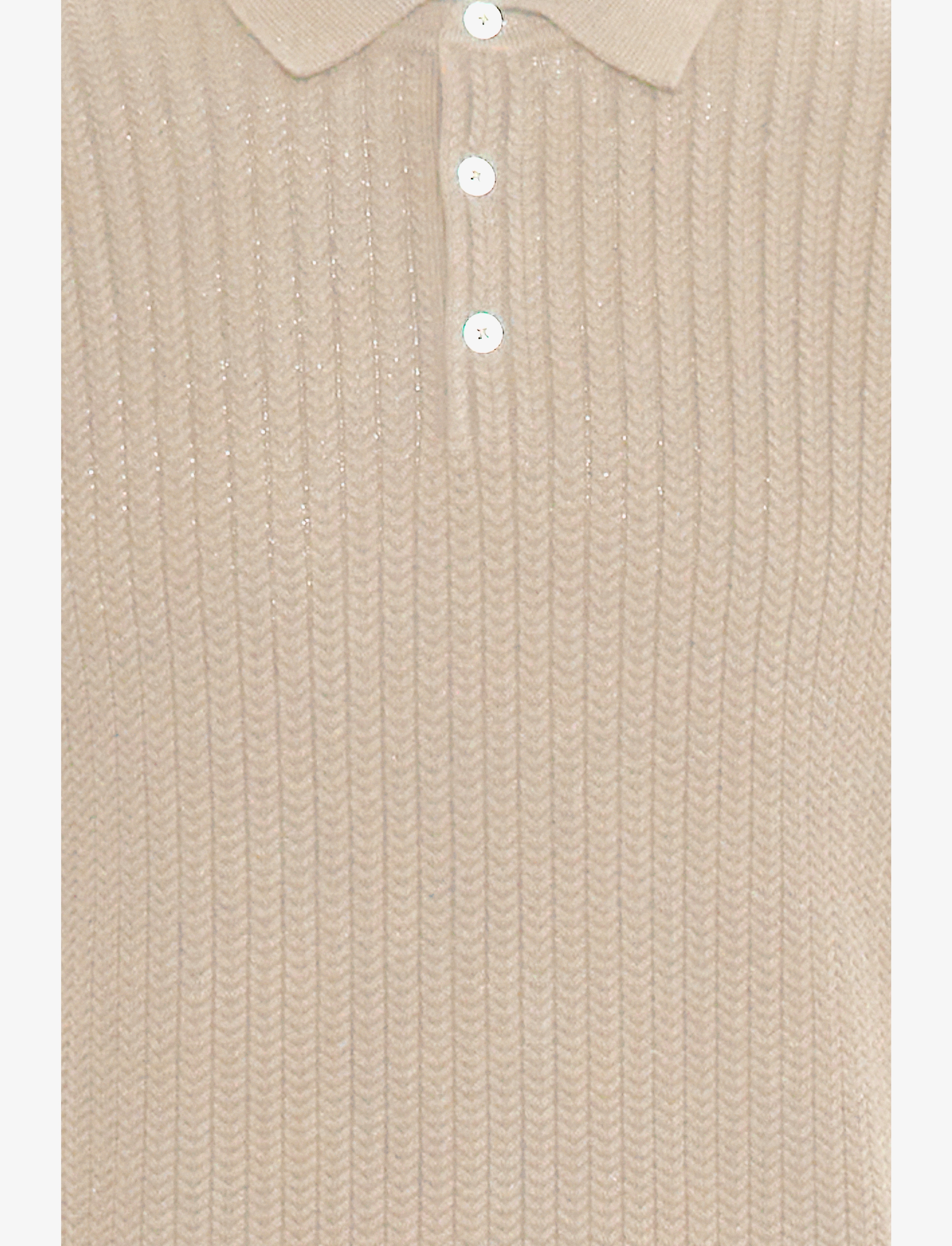 Casual Friday - CFKARL STRUCTURED KNIT POLO - stickade pikéer - plaza taupe - 3