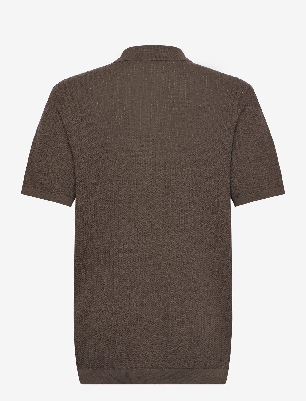 Casual Friday - CFKARL structured knit polo - autumn clothing - wren - 1