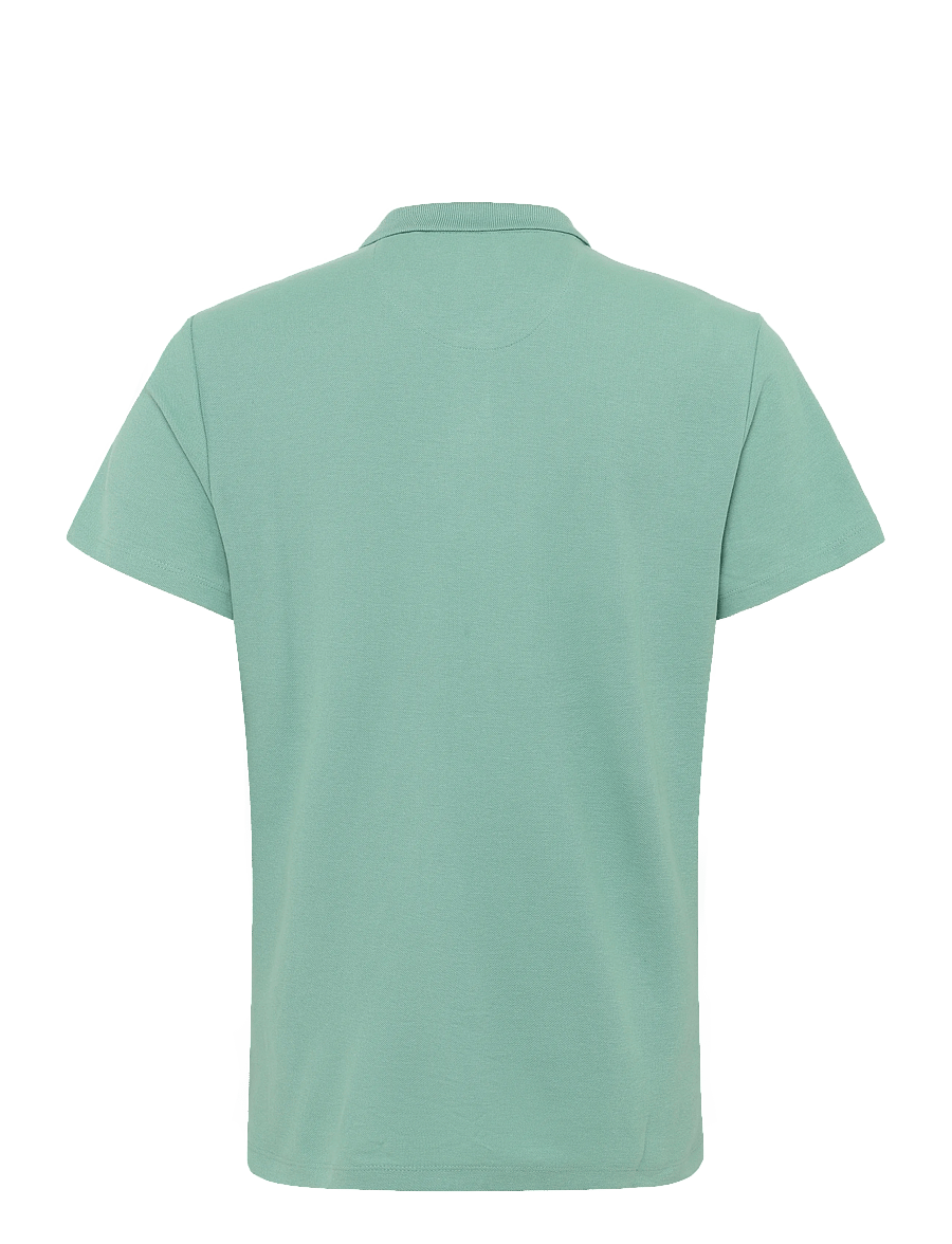 Casual Friday - CFTRISTAN gmt dyed pique polo shirt - kortærmede poloer - malachite green - 1