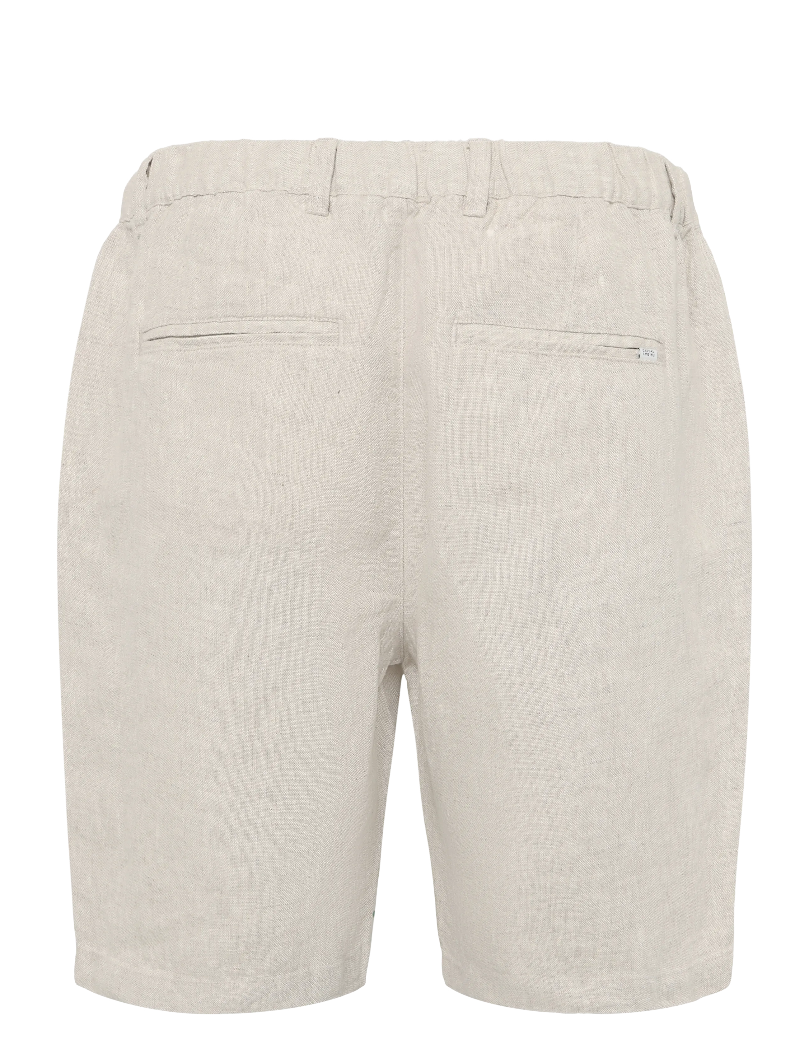 Casual Friday - CFPANDRUP 100% LINEN SHORTS - linased lühikesed püksid - plaza taupe melange - 1