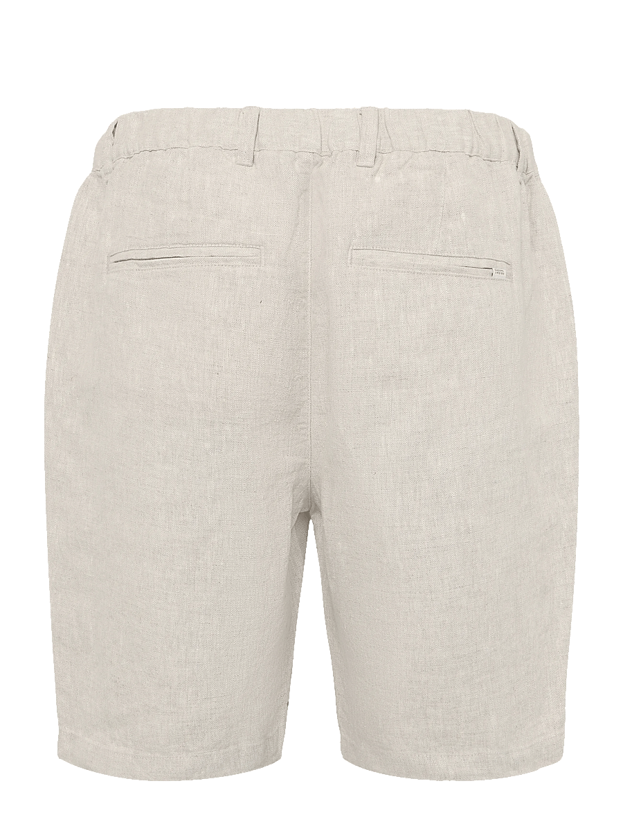 Casual Friday - CFPANDRUP 100% LINEN SHORTS - linased lühikesed püksid - plaza taupe melange - 1