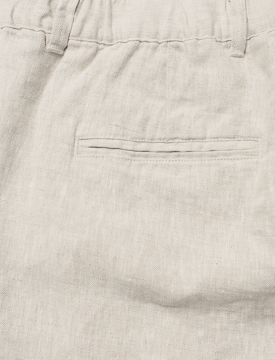 Casual Friday - CFPANDRUP 100% LINEN SHORTS - linased lühikesed püksid - plaza taupe melange - 2