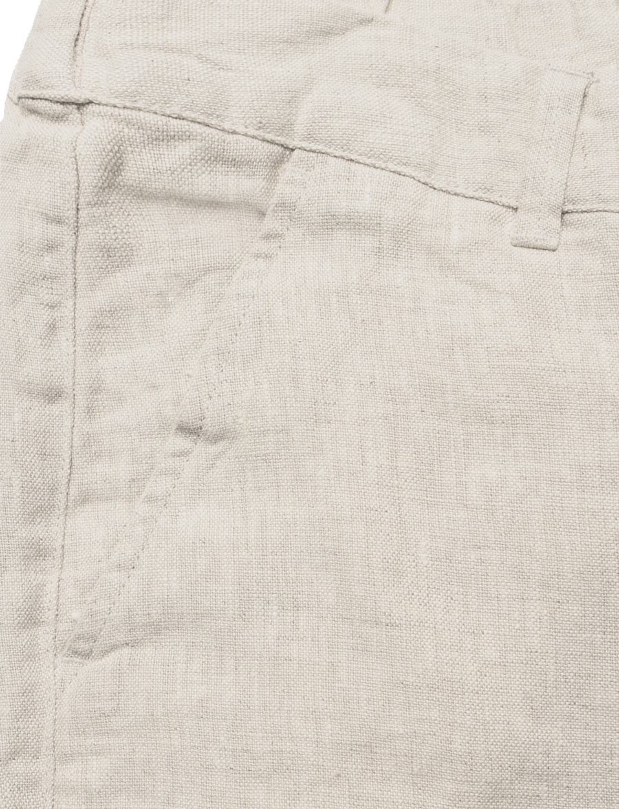 Casual Friday - CFPANDRUP 100% LINEN SHORTS - linased lühikesed püksid - plaza taupe melange - 4