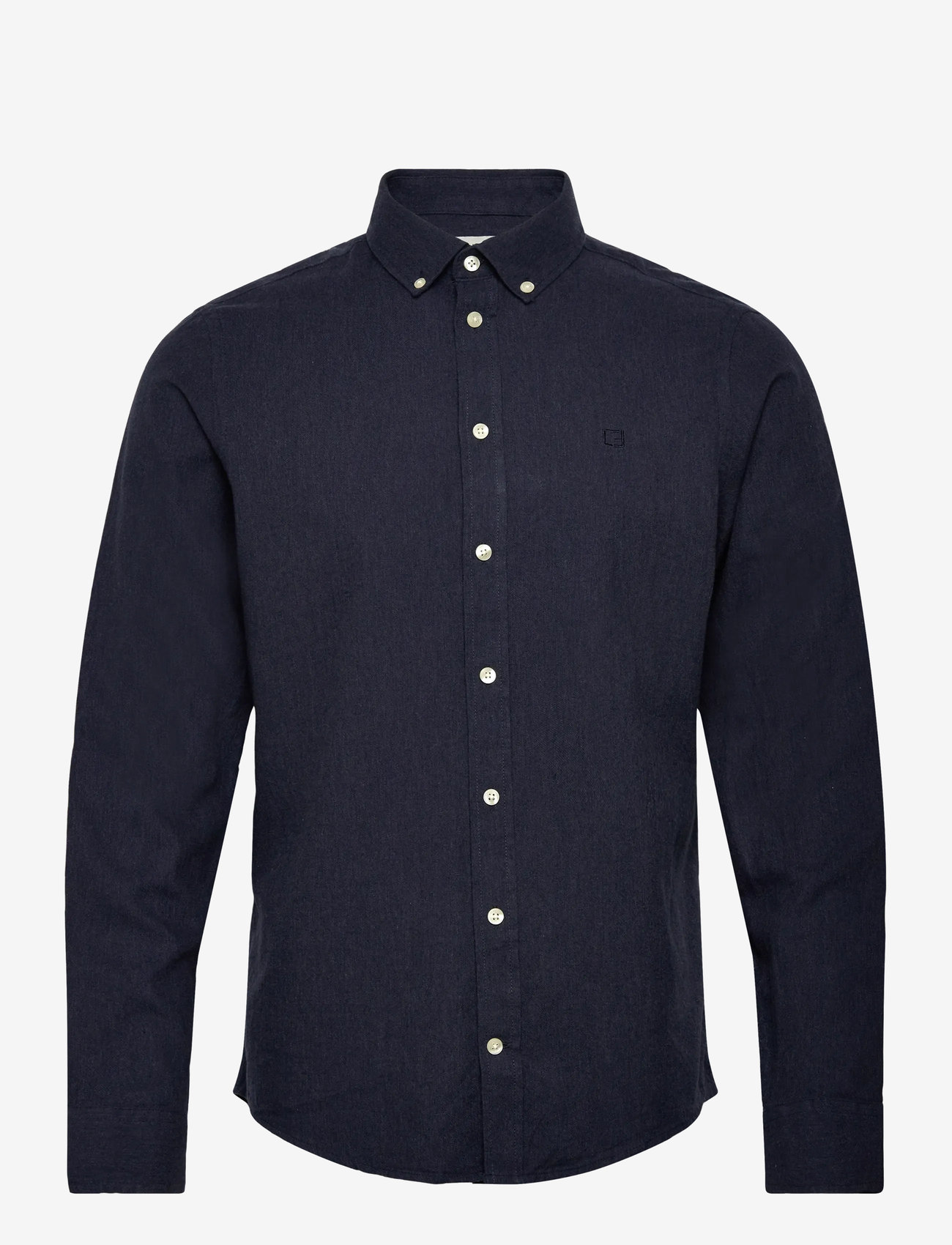 Casual Friday - CFANTON LS BD 0159 brushed shirt - casual hemden - dark navy melange - 0