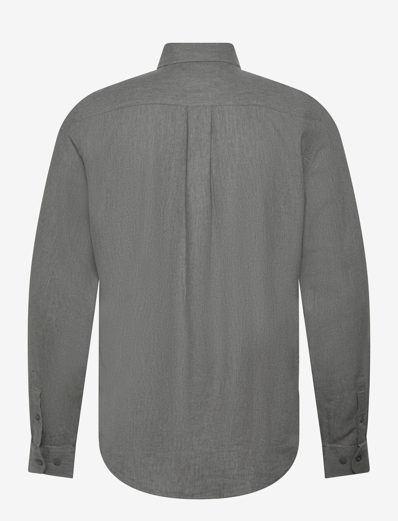 Casual Friday - CFANTON LS BD 0159 brushed shirt - mid grey melange - 1