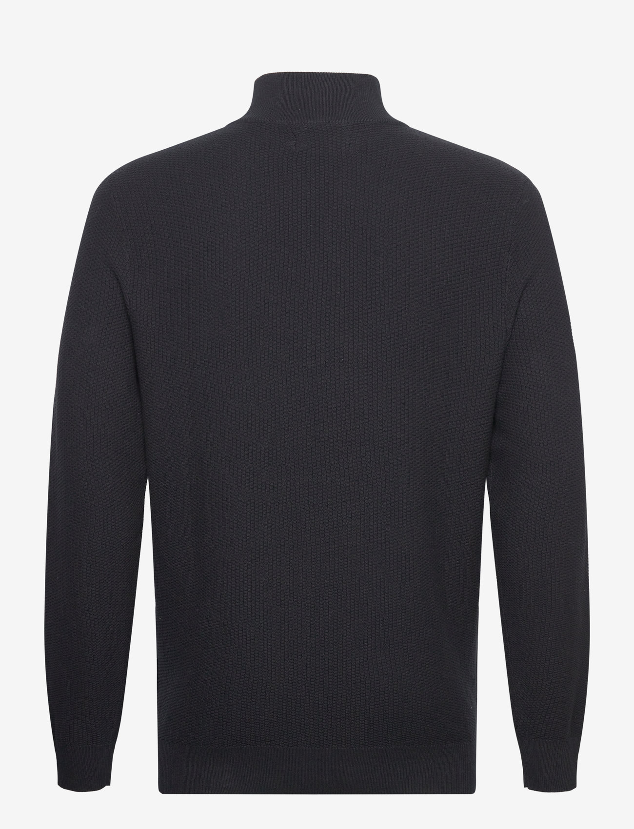 Casual Friday - CFKARL 0160 structured halfzip knit - dark navy - 1