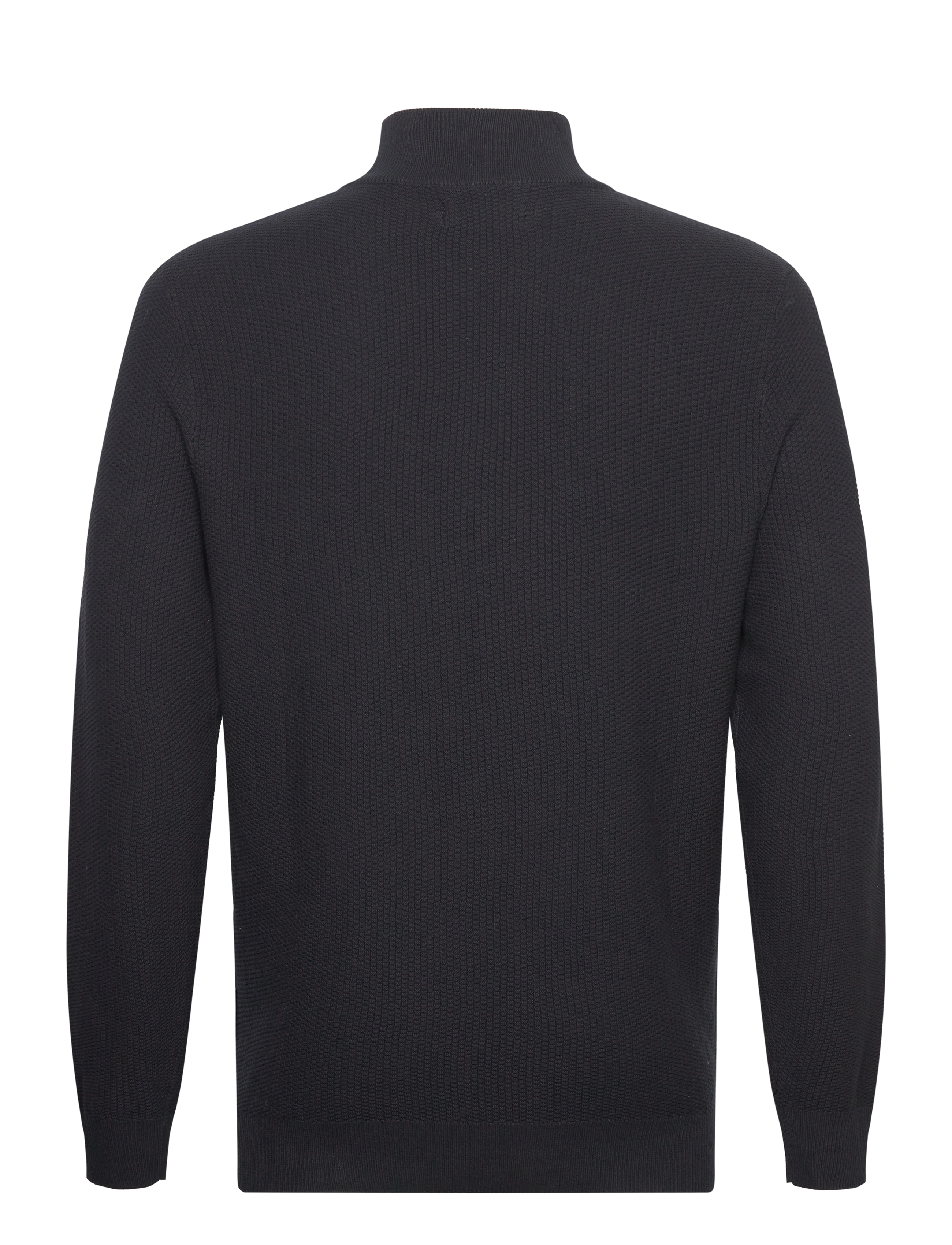 Casual Friday - CFKARL 0160 structured halfzip knit - dark navy - 2