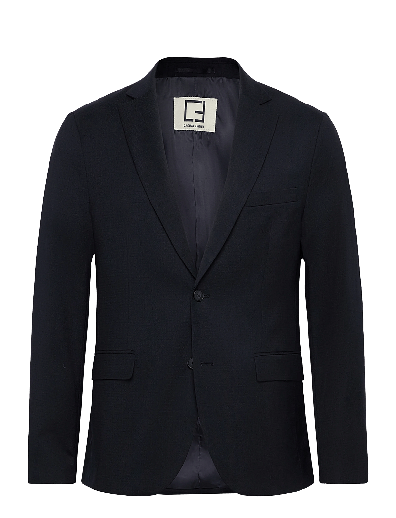 Casual Friday - CFBORIS 0165 ribstop blazer - einreiher - dark navy - 0