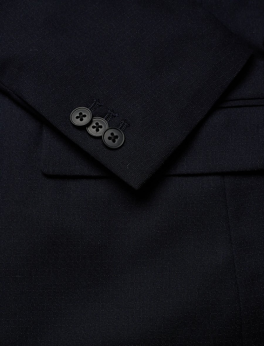 Casual Friday - CFBORIS 0165 ribstop blazer - einreiher - dark navy - 3