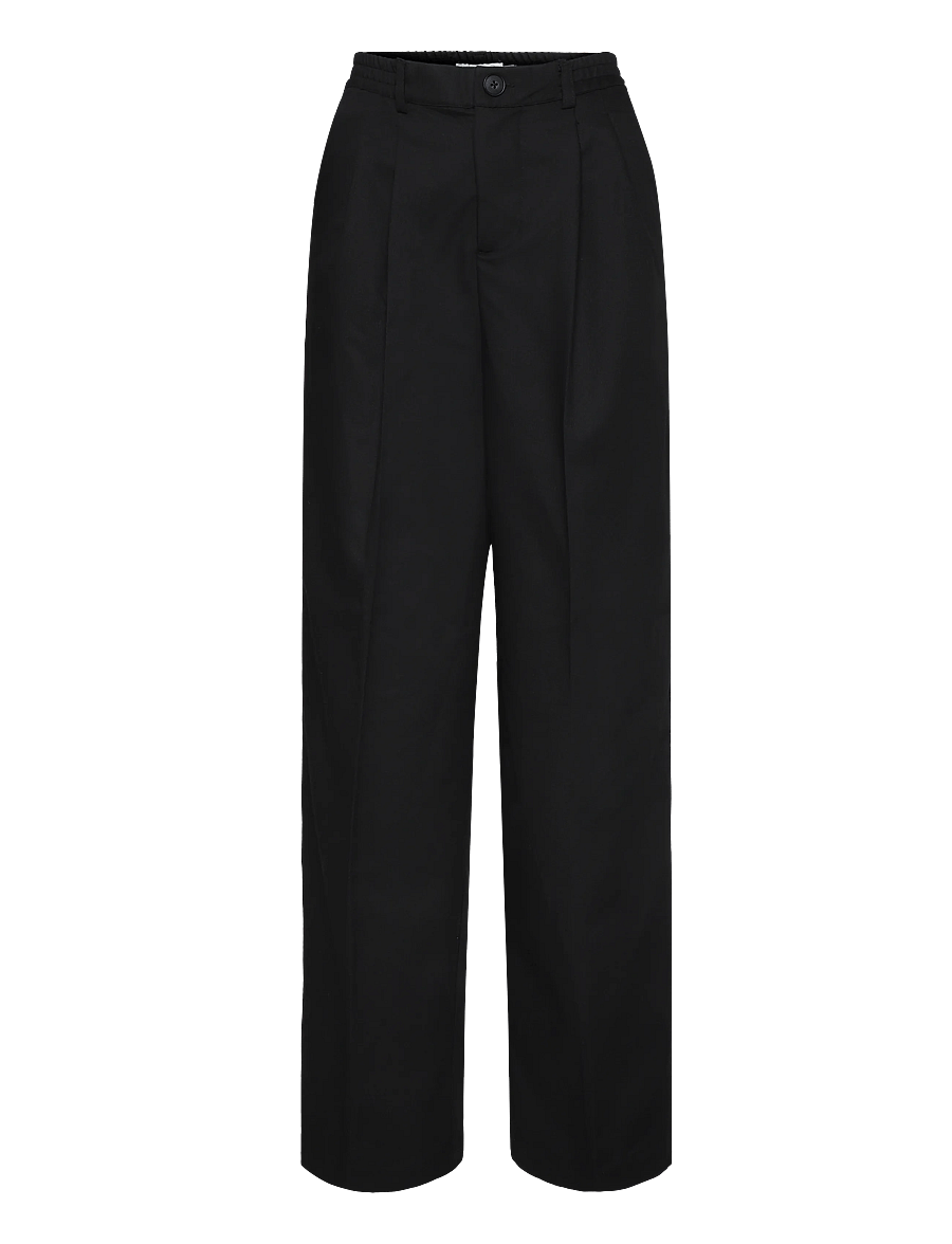 Casual Friday - CFGRANT 0153 WIDE GARBADINE PA - freizeithosen - black beauty - 0