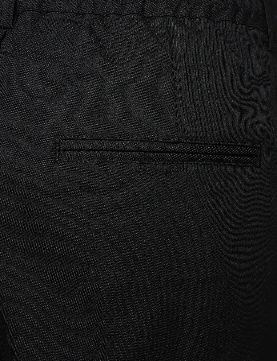 Casual Friday - CFGRANT 0153 WIDE GARBADINE PA - freizeithosen - black beauty - 2