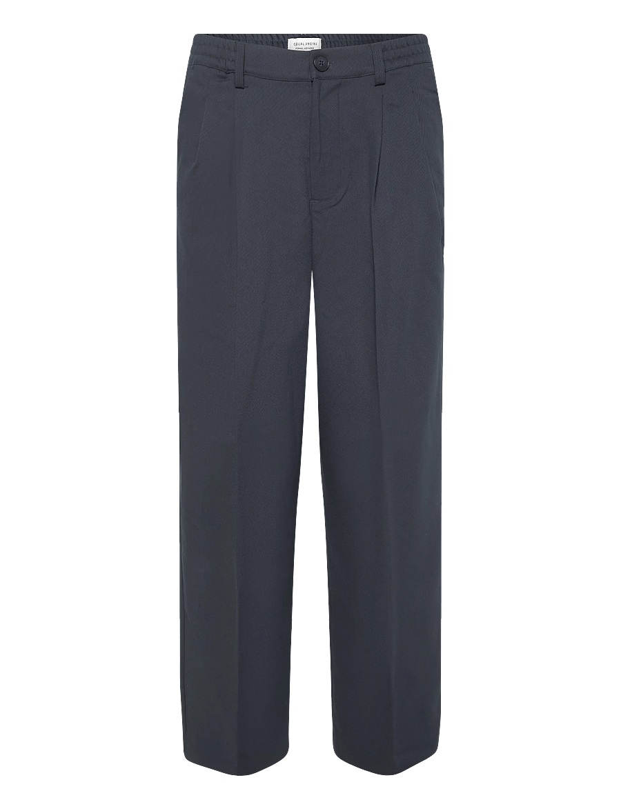 Casual Friday - CFGRANT 0153 WIDE GARBADINE PA - casual bukser - dark navy - 0