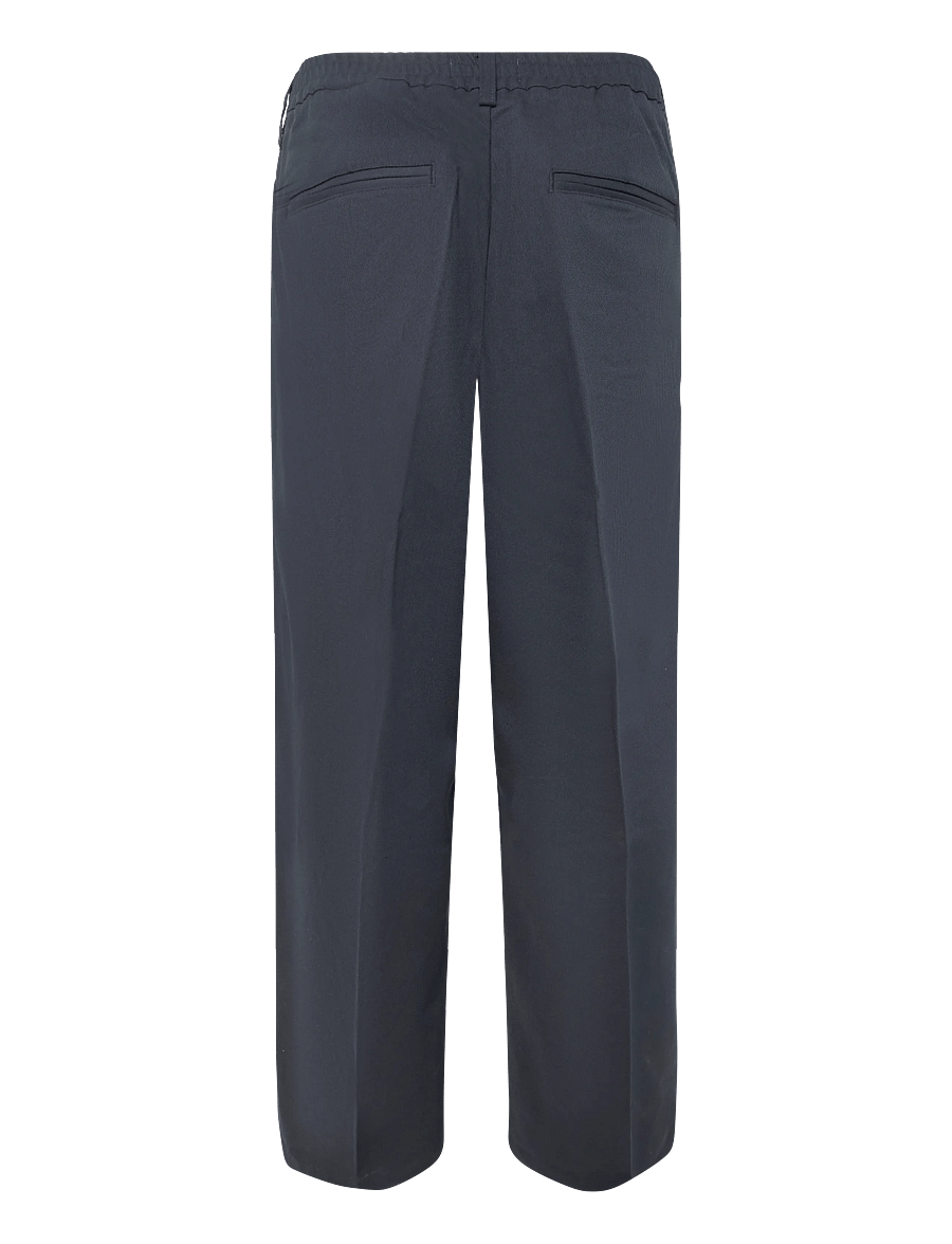 Casual Friday - CFGRANT 0153 WIDE GARBADINE PA - casual bukser - dark navy - 1