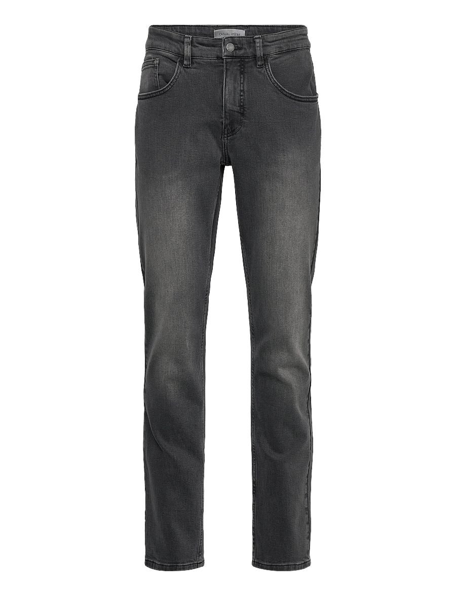 Casual Friday - CFKARUP 5-pocket regular jeans - suorat farkut - denim dark grey - 0