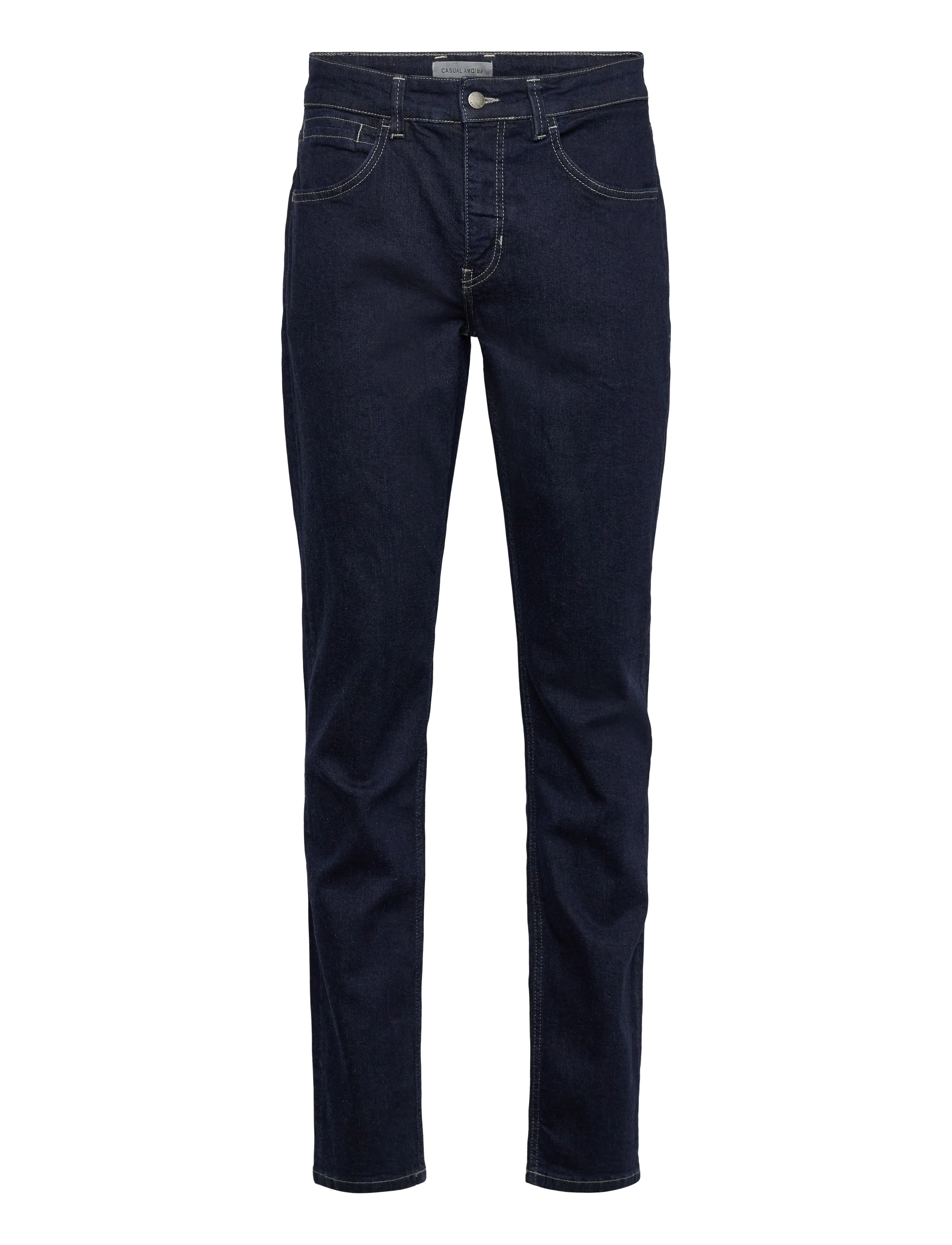 Casual Friday CFKARUP 5 pocket regular jeans - Clothing - DENIM UNWASHED BLUE / navy