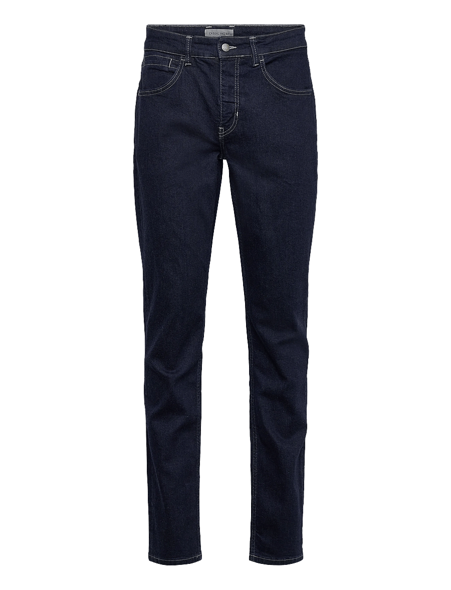 Casual Friday - CFKARUP 5 pocket regular jeans - tavalised teksad - denim unwashed blue - 0