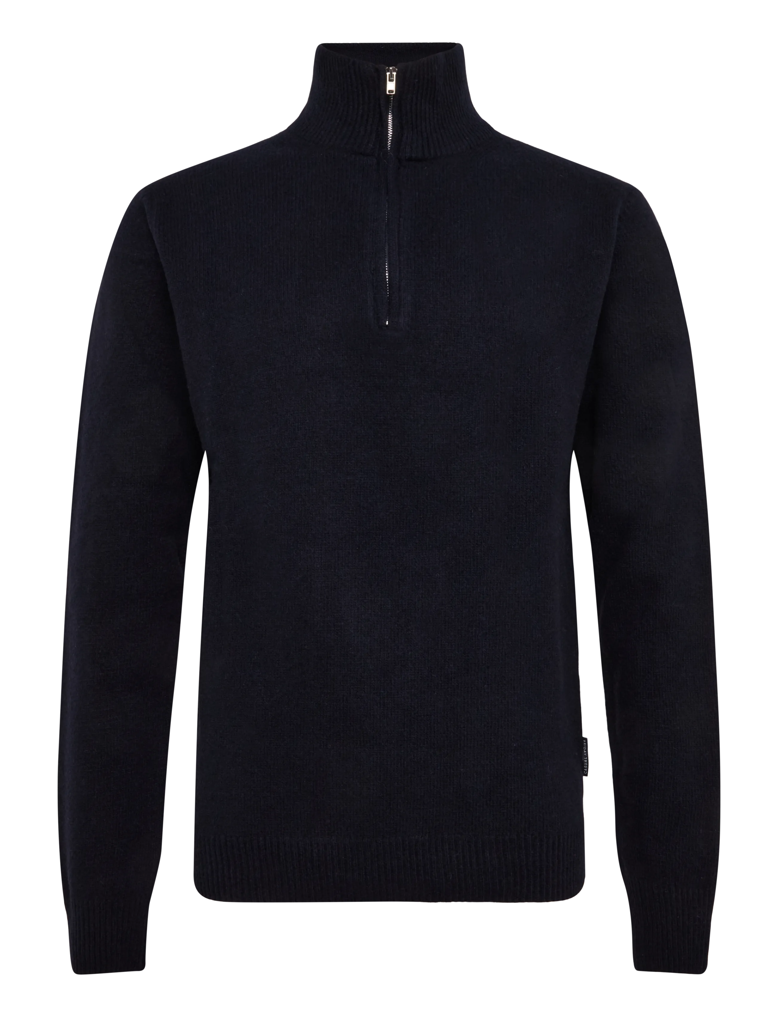 Casual Friday CFKARL HALFZIP LAMBSWOOL KNIT - Valentinsdag - DARK NAVY / navy