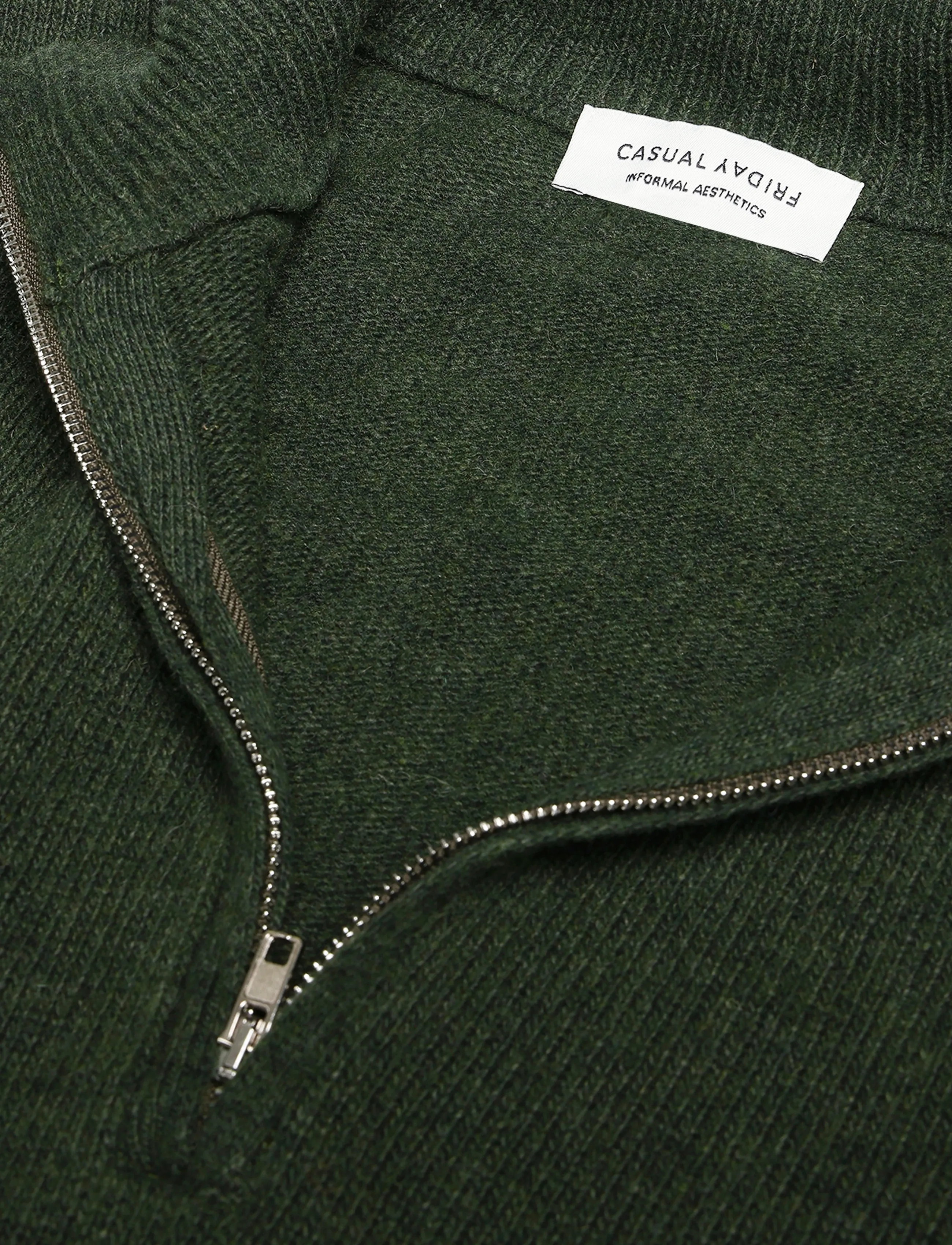 Casual Friday - CFKARL HALFZIP LAMBSWOOL KNIT - half zip jumpers - elegance melange - 2