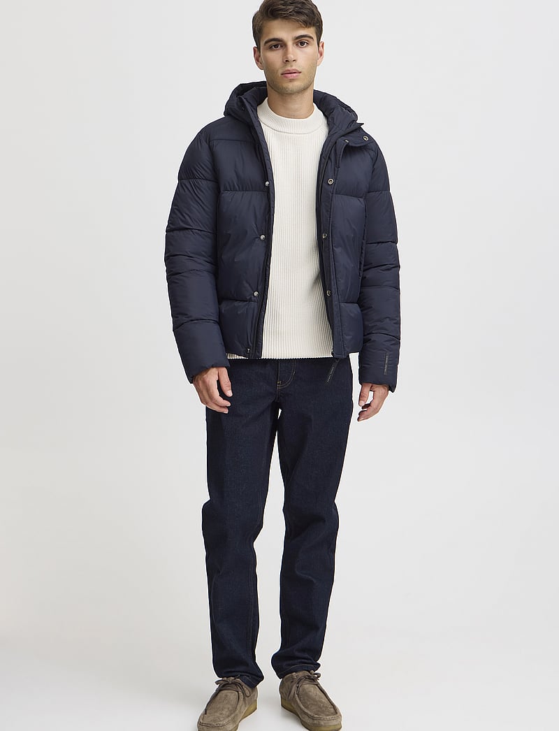 Casual Friday - CFAUSTIN short puffer jacket - dark navy - 0