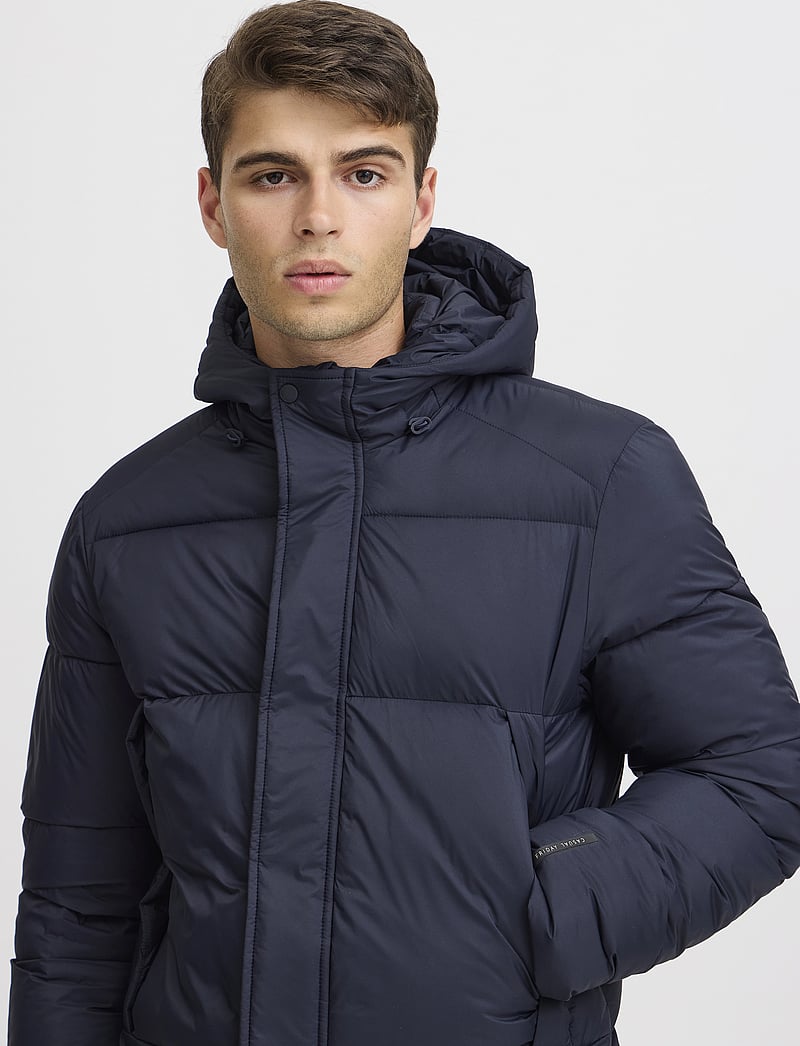 Casual Friday - CFAUSTIN short puffer jacket - dark navy - 5