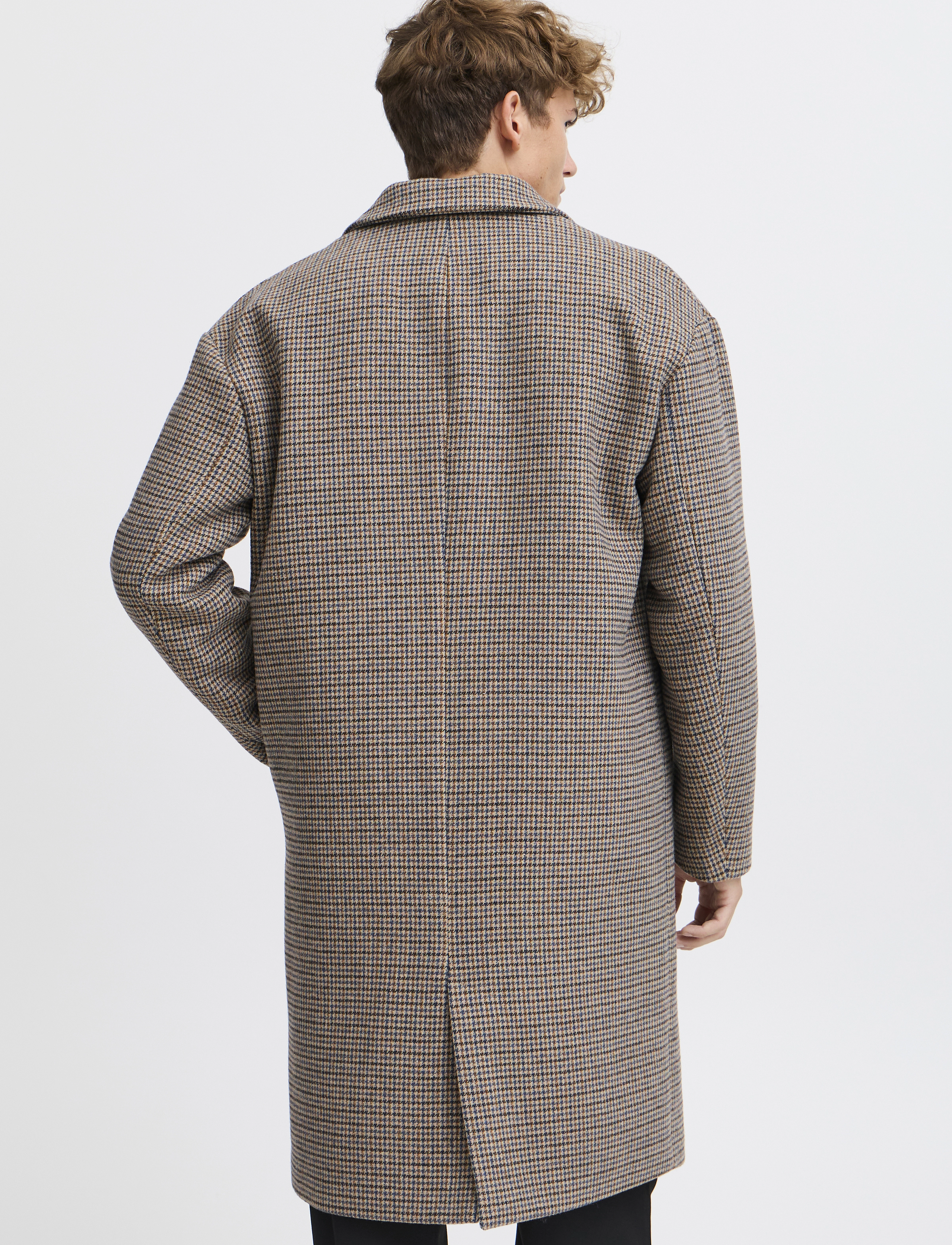 Casual Friday - CFCLAES houndstooth cheked relaxed - silver mink - 5