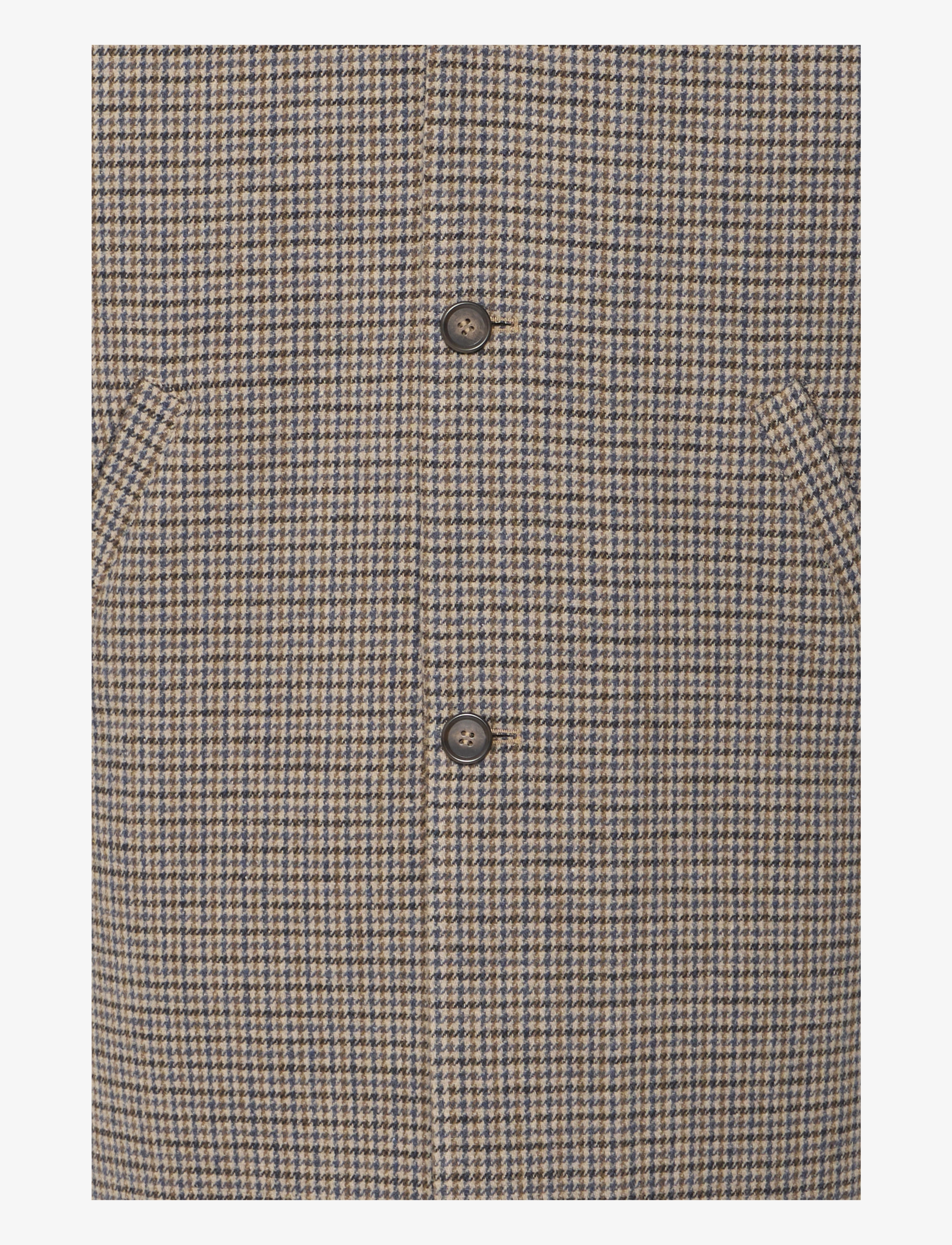 Casual Friday - CFCLAES houndstooth cheked relaxed - silver mink - 4