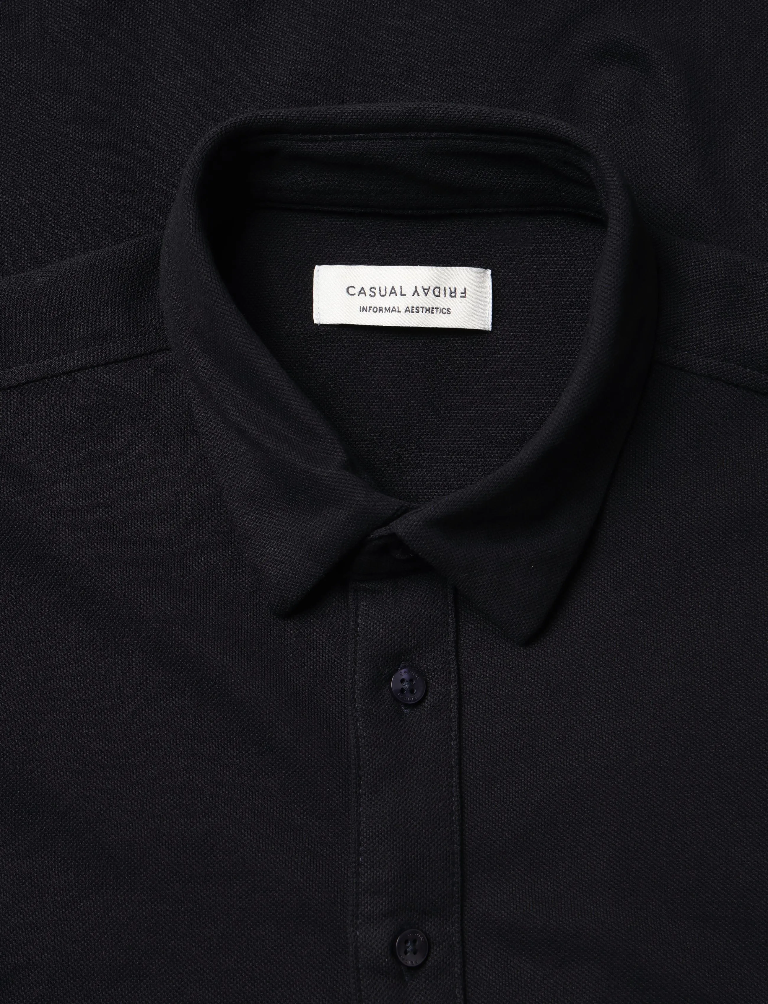 Casual Friday - CFARTHUR LS BU JERSEY PIQUET - vabaajasärgid - dark navy - 2