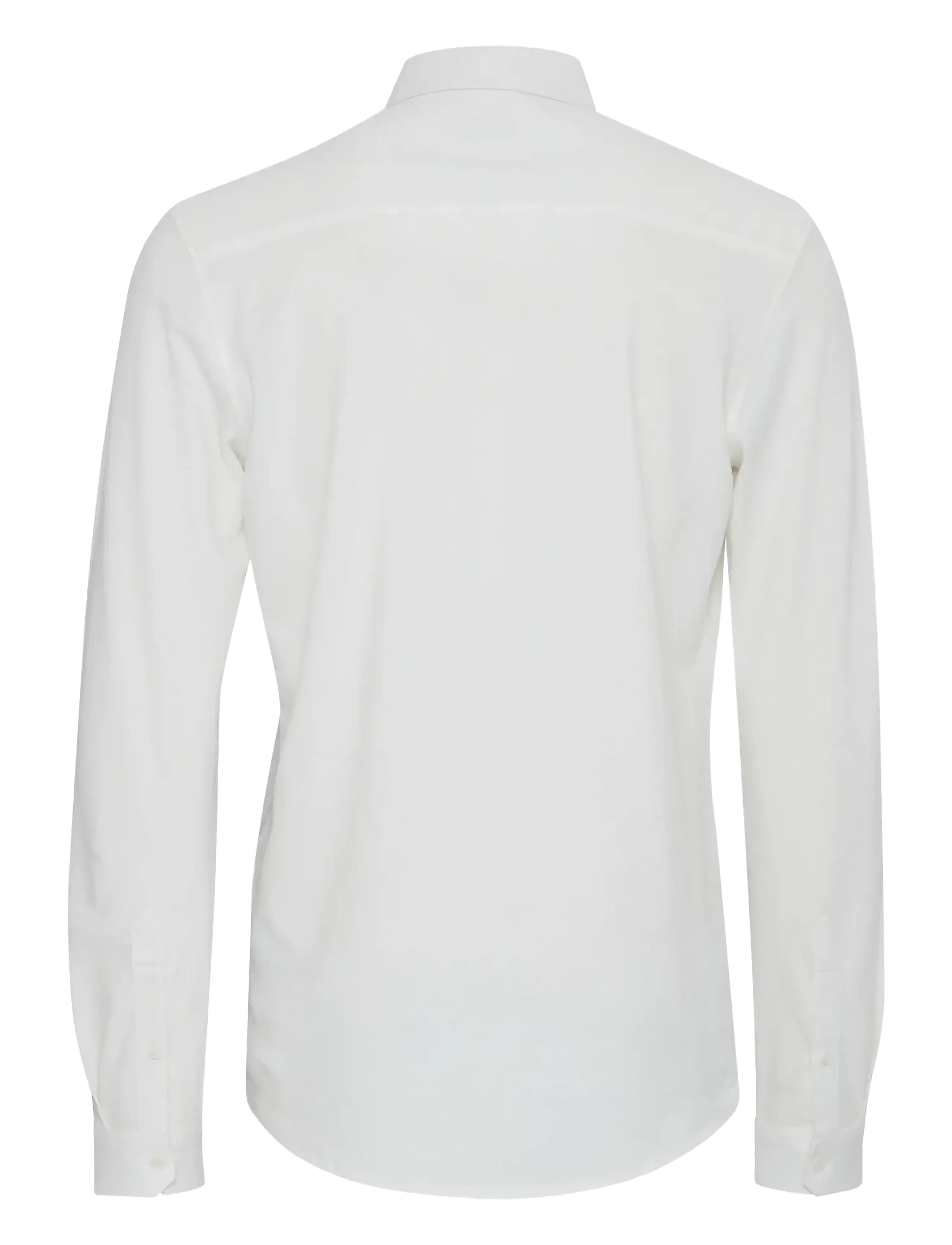Casual Friday - CFARTHUR LS BU JERSEY PIQUET - kasdienio stiliaus marškiniai - snow white - 2