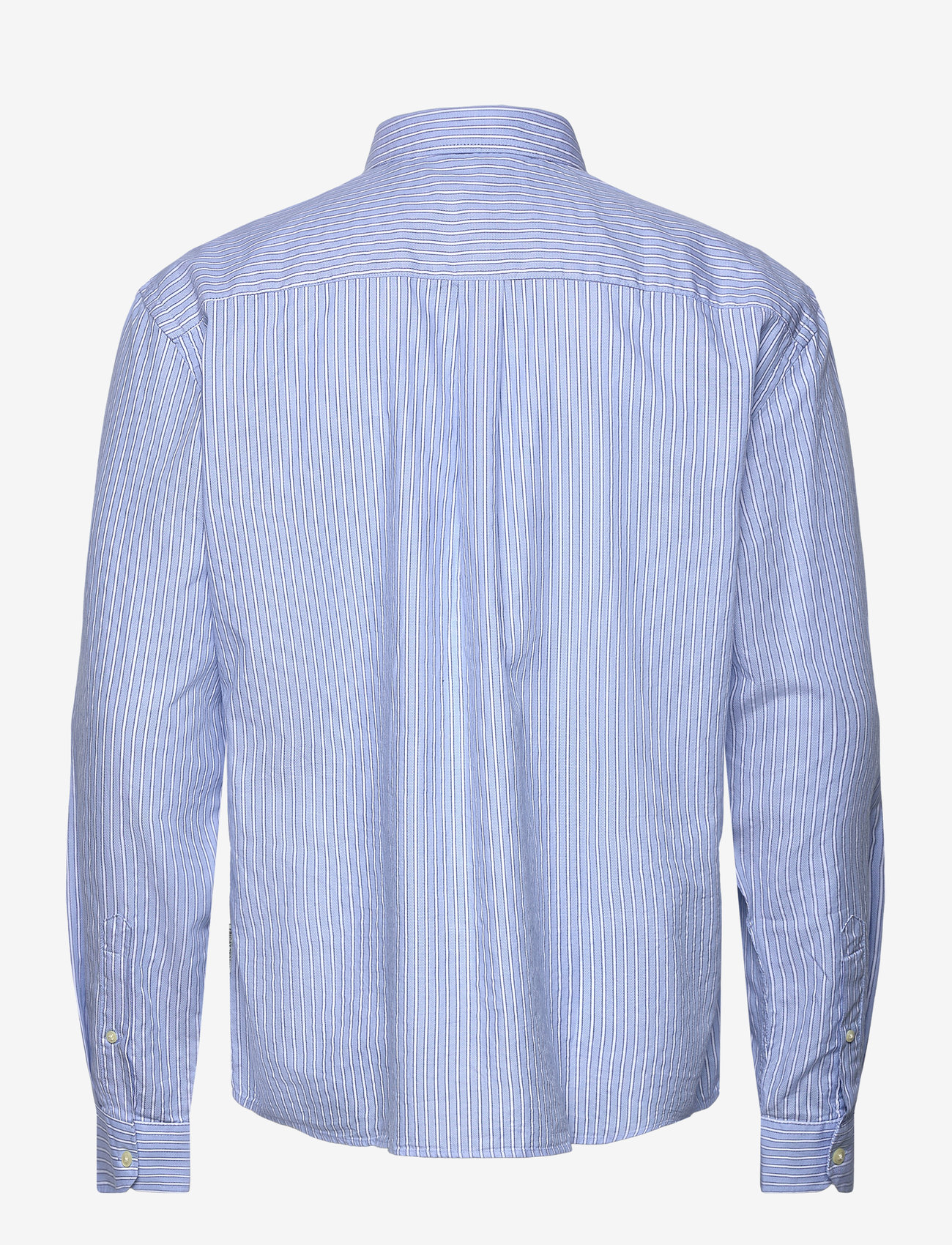 Casual Friday - CFALVIN LS dobby striped shirt - randiga skjortor - placid blue - 2
