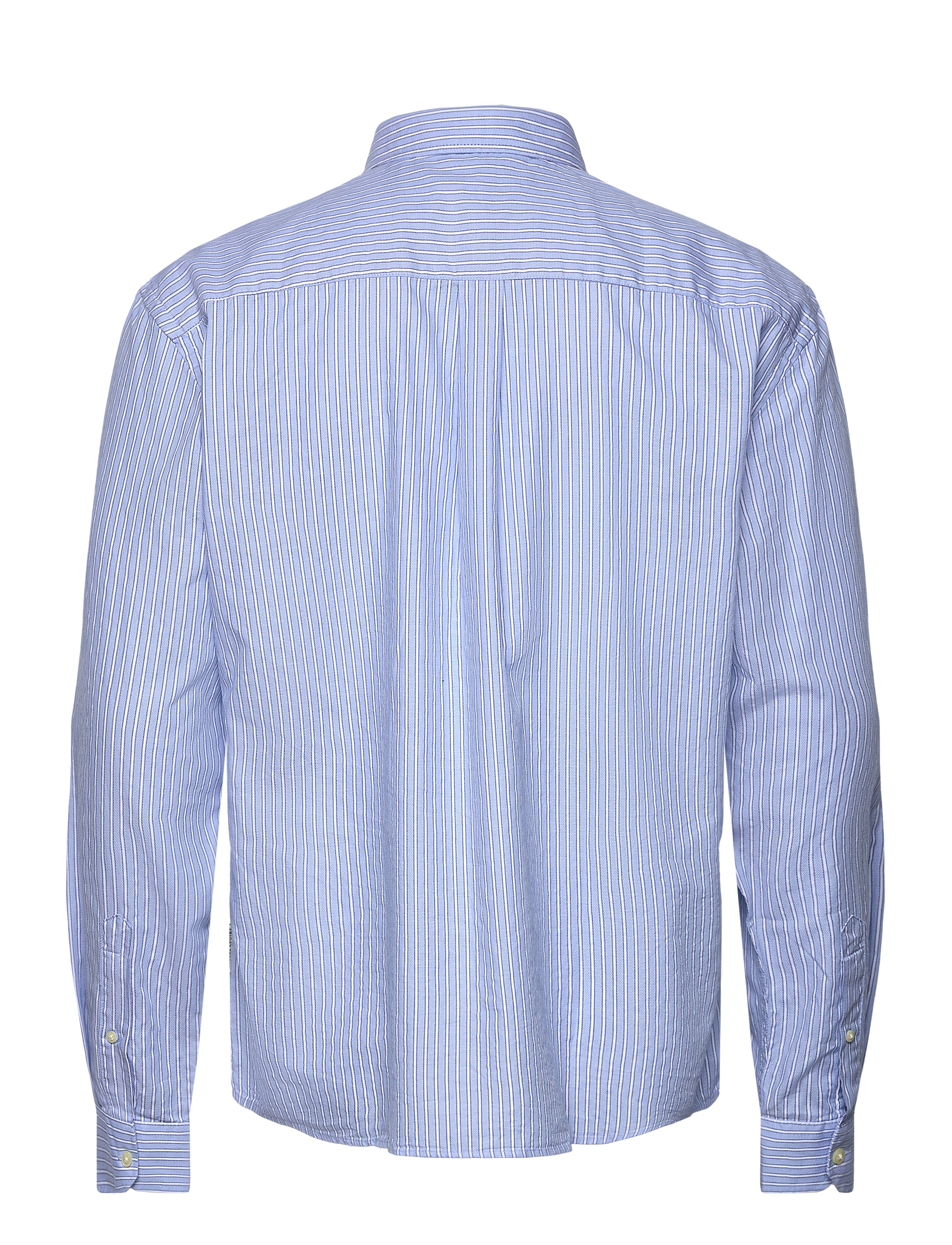 Casual Friday - CFALVIN LS dobby striped shirt - placid blue - 2