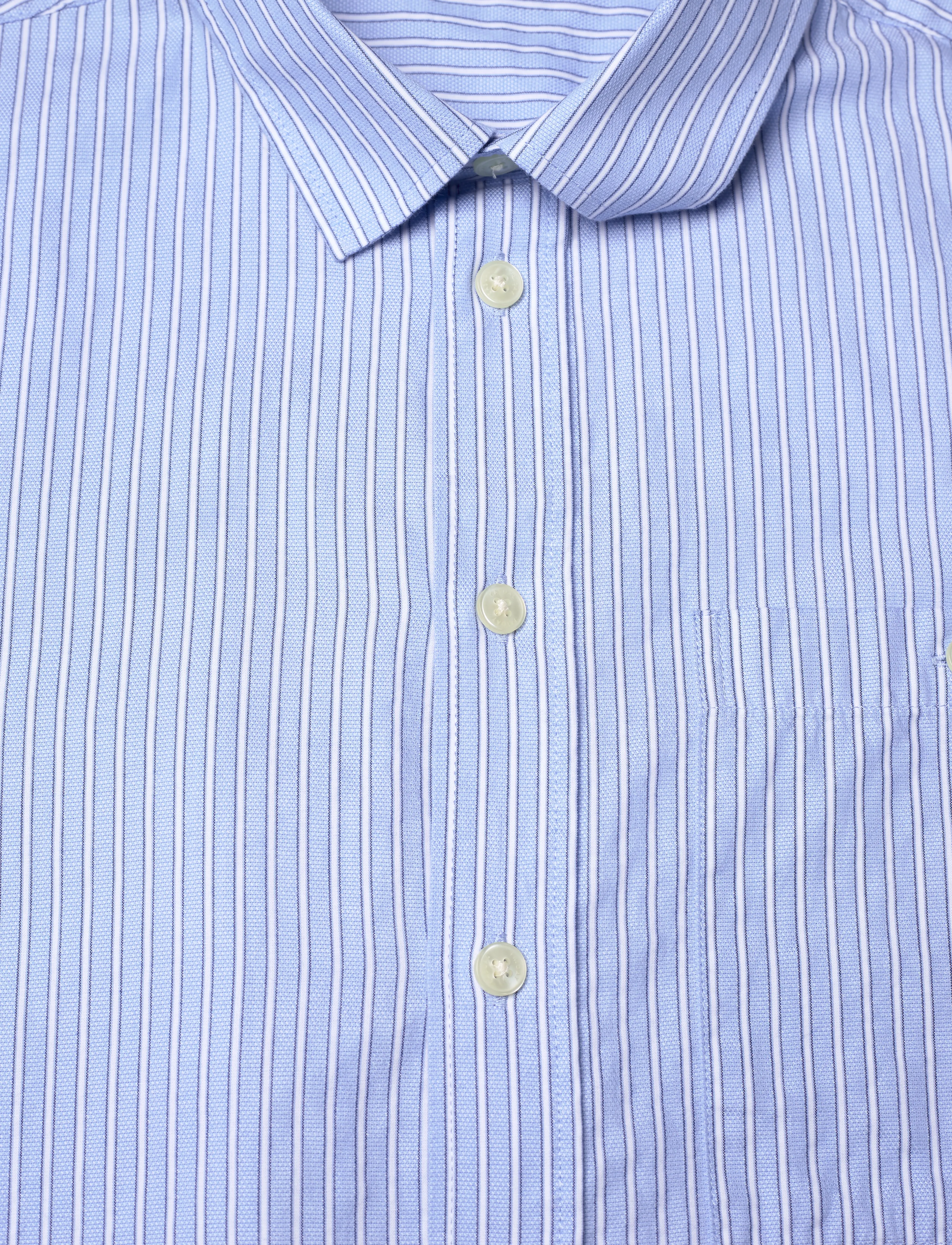Casual Friday - CFALVIN LS dobby striped shirt - placid blue - 5