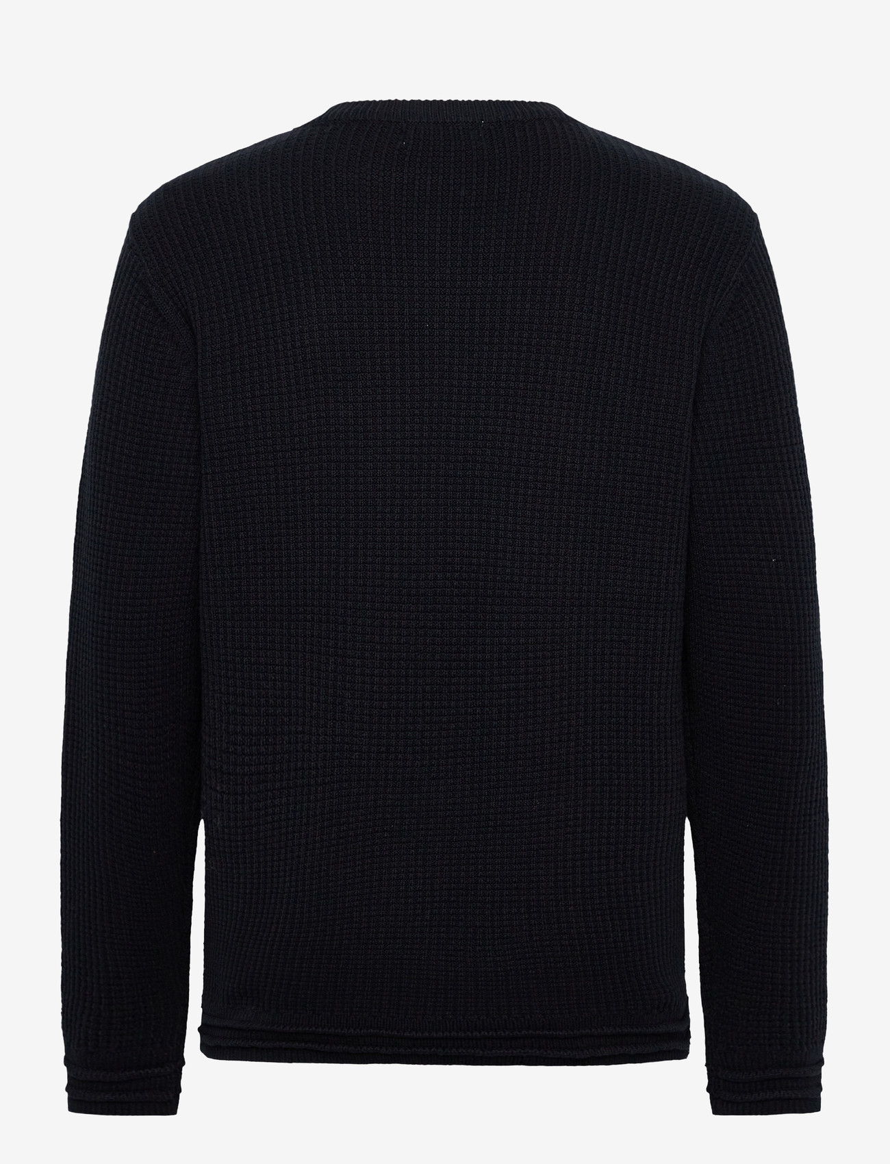 Casual Friday - CFKARL crew neck structured knit - rundhals - dark navy - 1