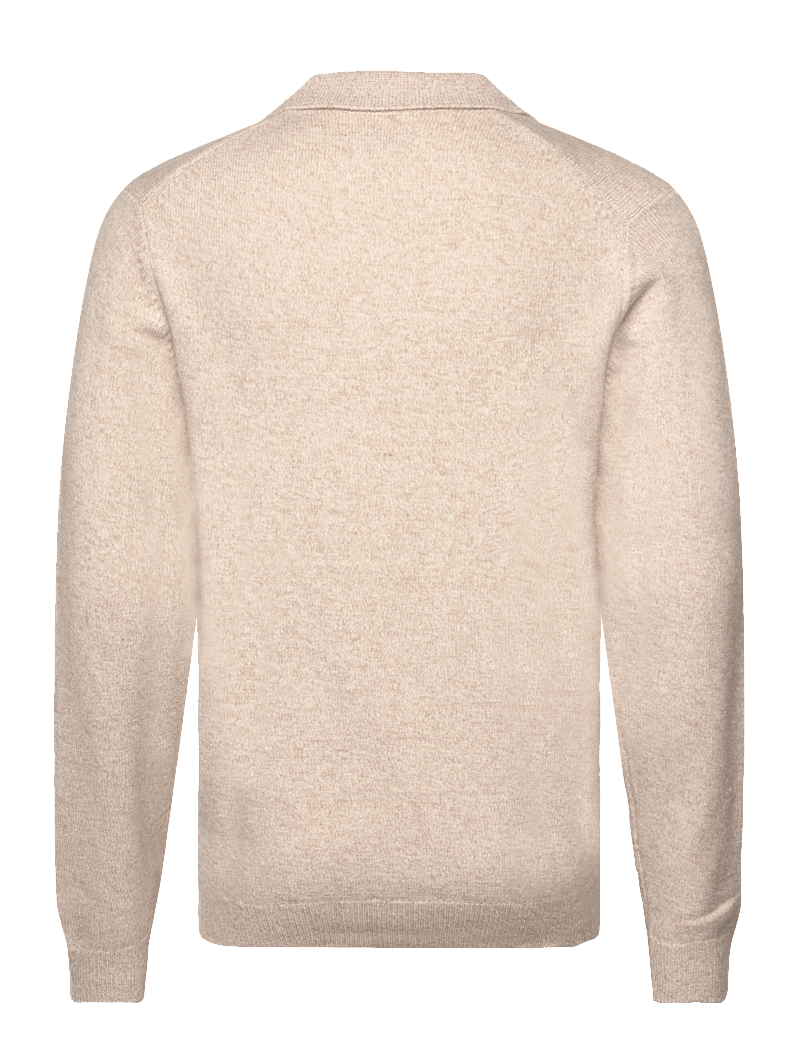 Casual Friday - CFKARL polo knit - gestrickte polohemden - light sand melange - 2