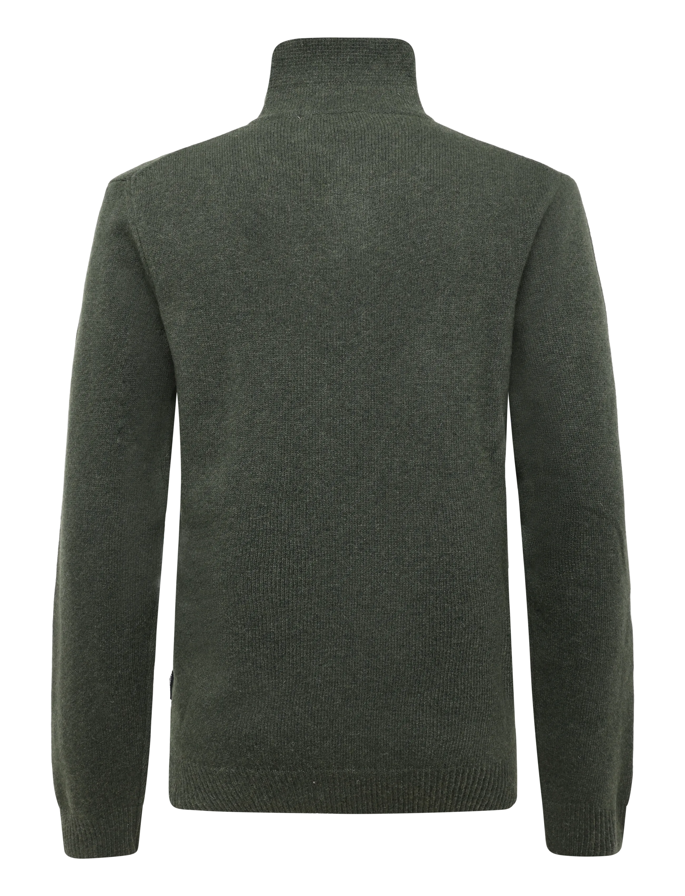 Casual Friday - CFKARL LAMBSWOOL POLO KNIT - langärmelige strick-polohemden - elegance melange - 1