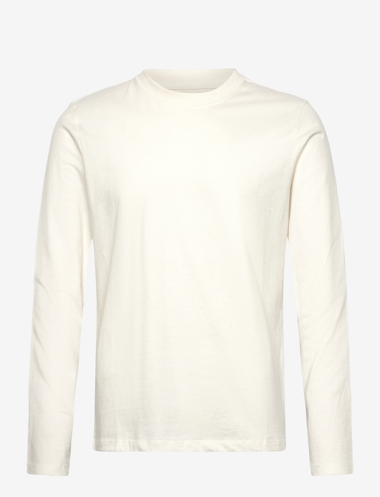 Casual Friday - CFTHOR LS tee w artwork at back - herbstliche kleidung - ecru - 0