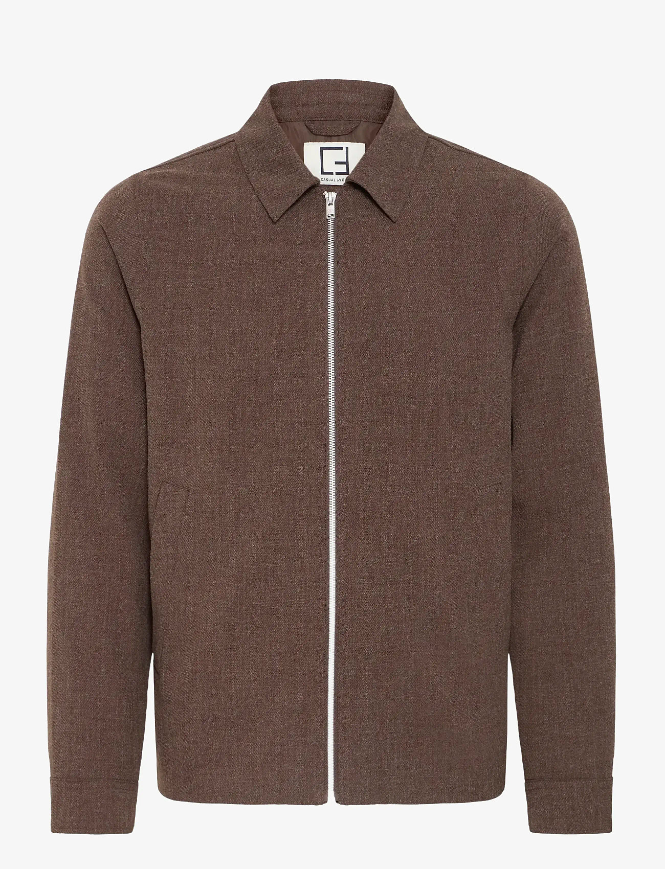 Casual Friday - CFCHARLES 0179 SHACKET - collections - demitasse melange - 1