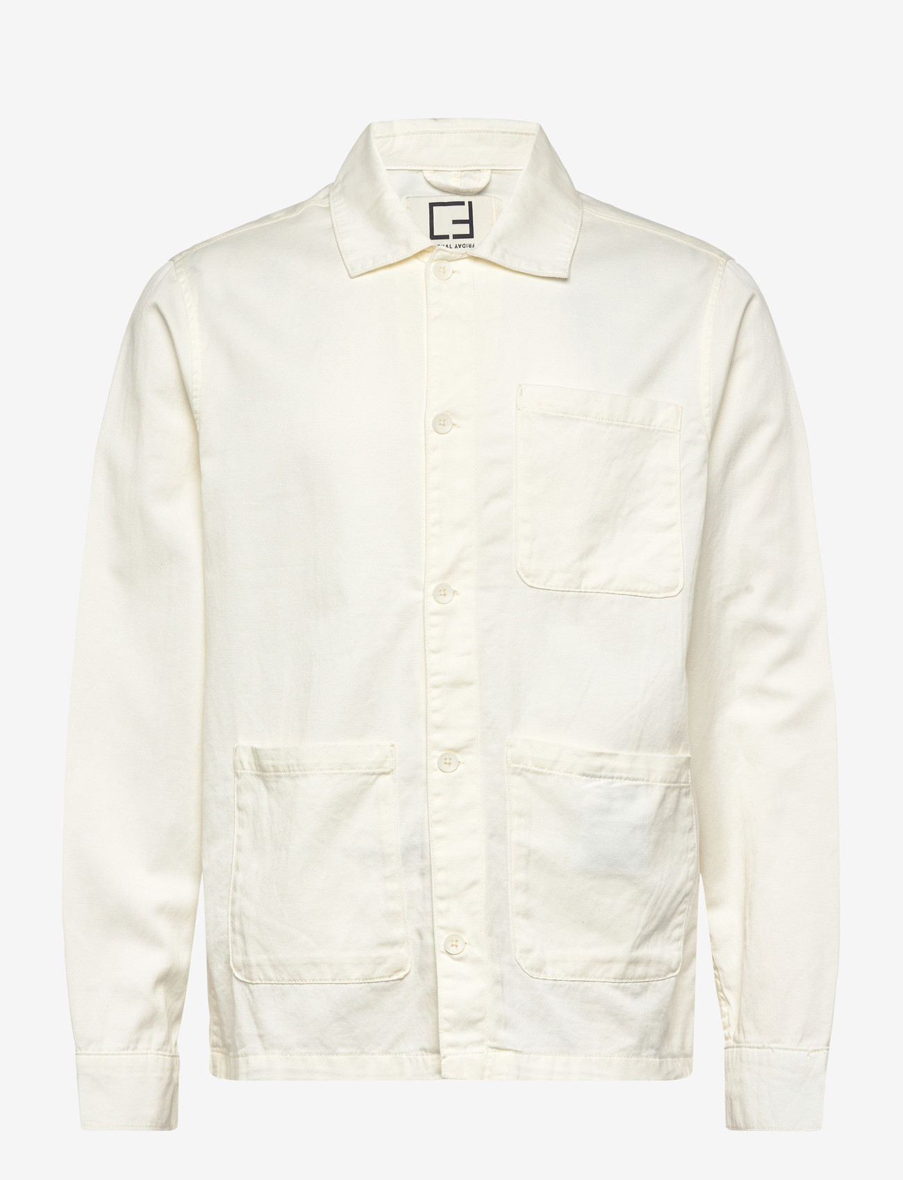 Casual Friday - CFNORRIS 0185 LINEN MIX JACKET - kevadjoped - egret - 0