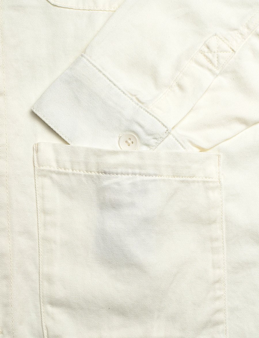 Casual Friday - CFNORRIS 0185 LINEN MIX JACKET - kurtki wiosenne - egret - 3
