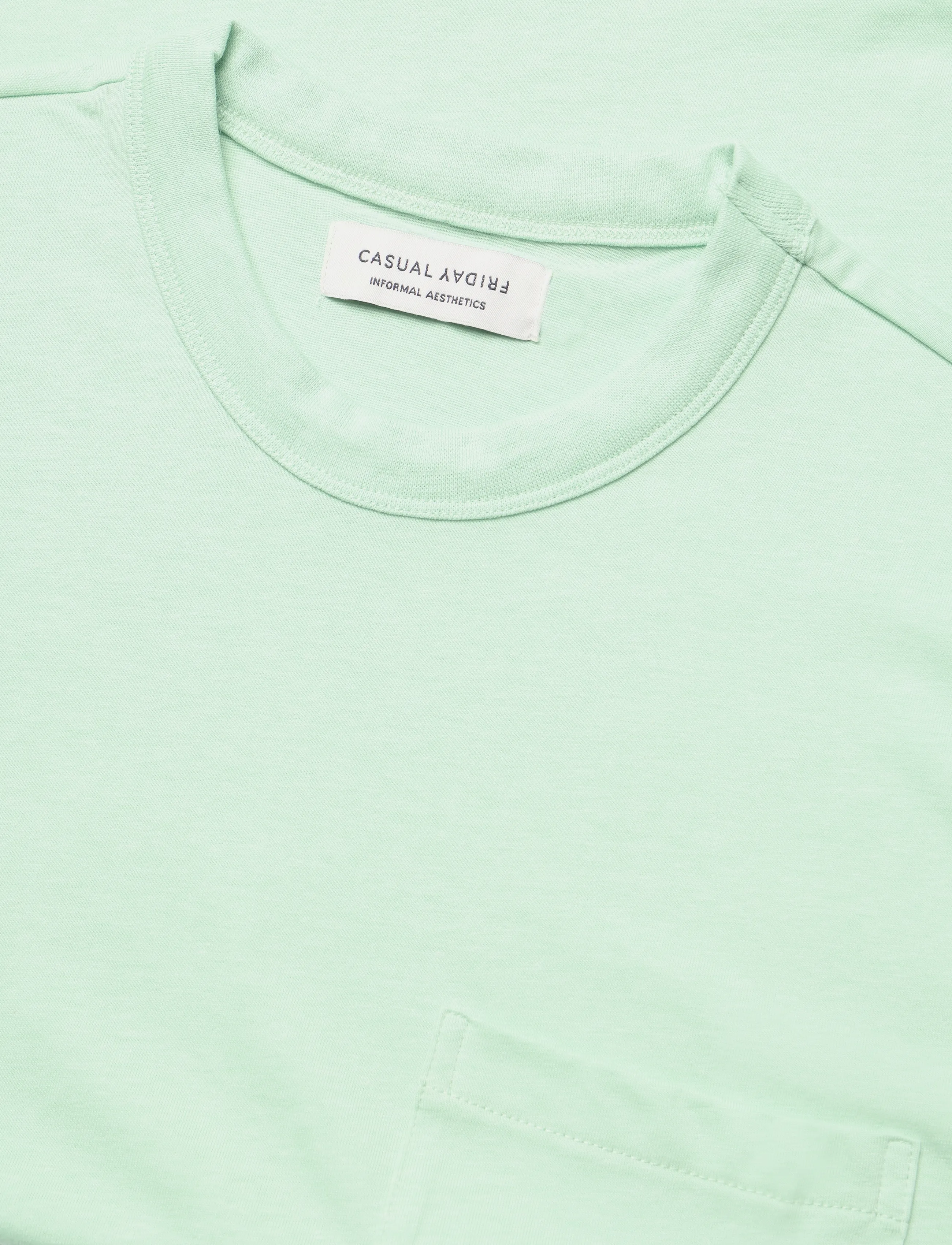 Casual Friday - CFJASPER MÉLANGE T-SHIRT - celadon melange - 2